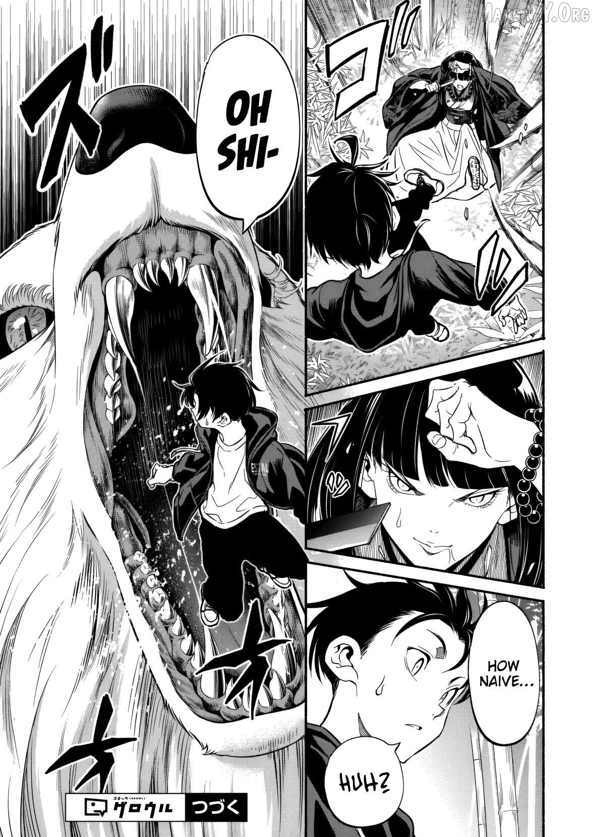 Isekai kara kikan shitara chikyuu mo kanari fantajiu deshita. Ato, makeheroin-domo kocchi minna. Chapter 9 - page 12