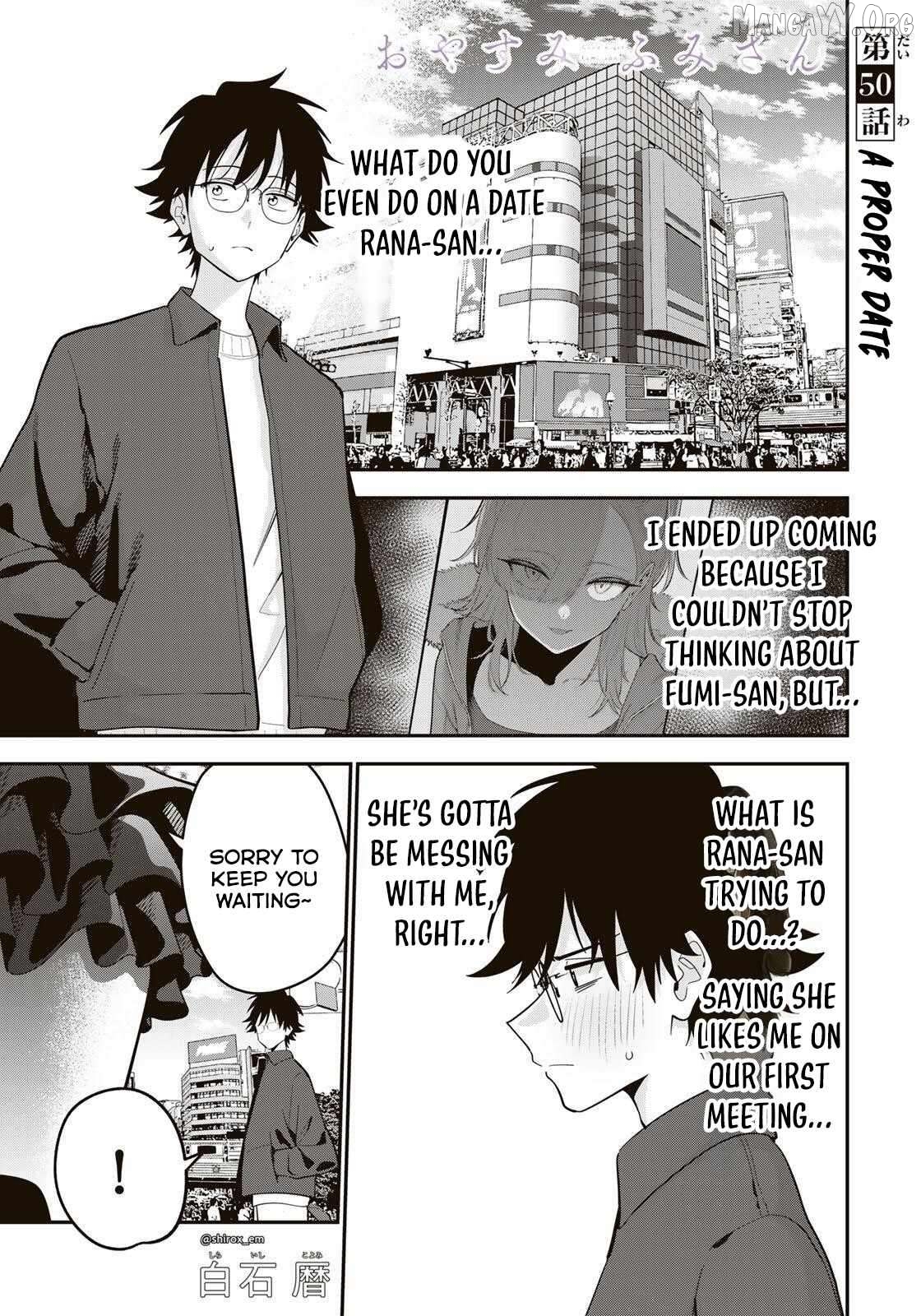 Oyasumi Fumi-san Chapter 50 - page 2