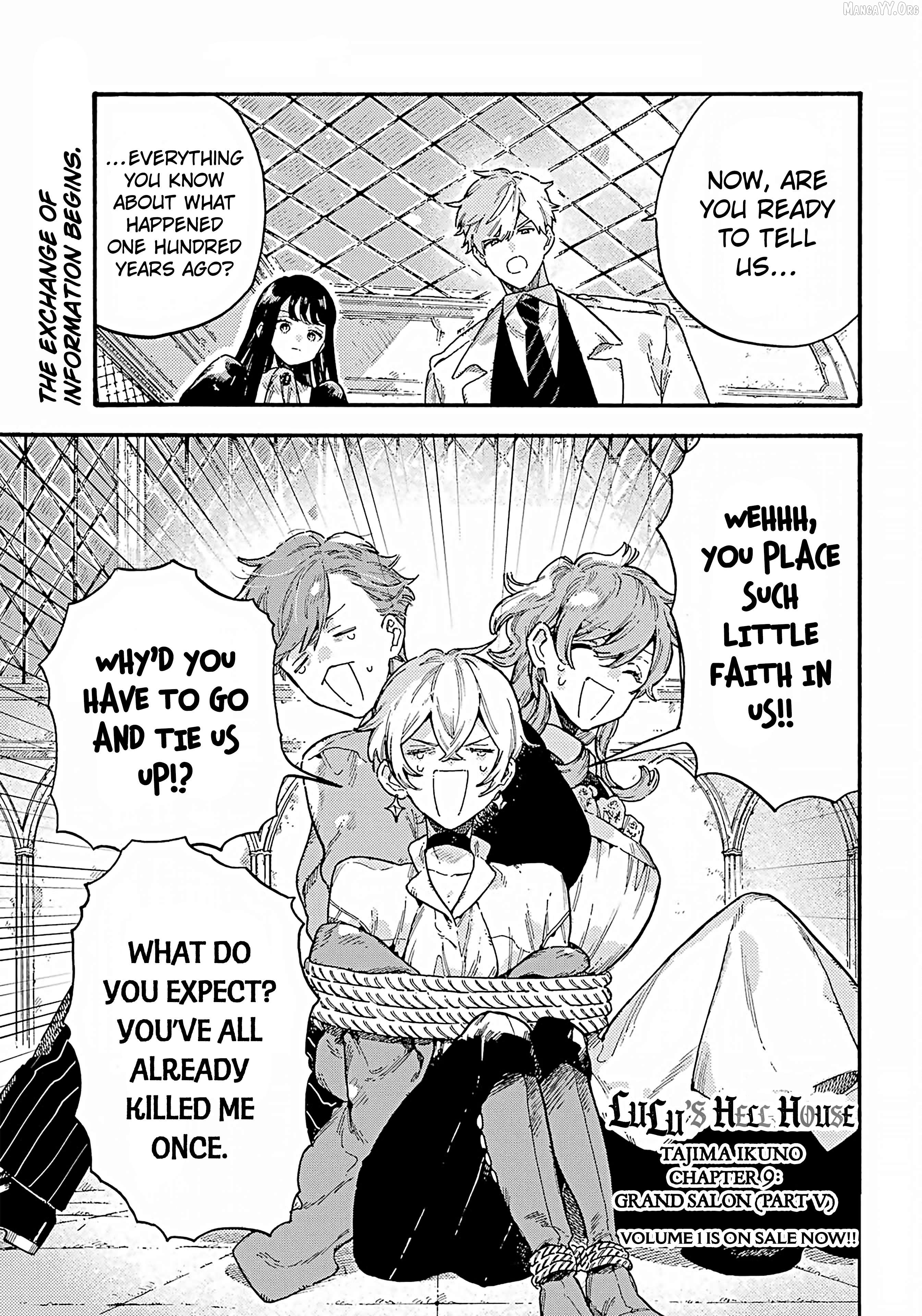 Lulu No Borei Yashiki Hell House Chapter 9 - page 1