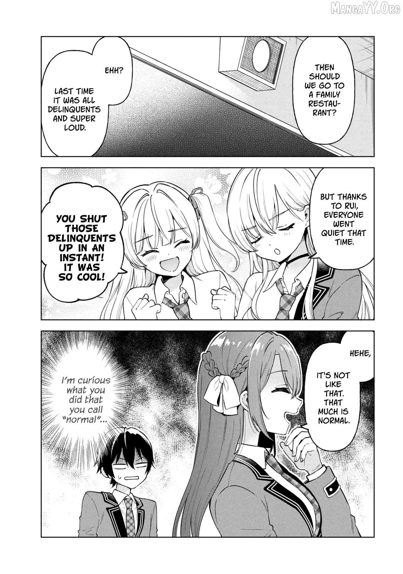 Inkyā no ore ga sekigae de S-kyū bishoujo ni kakomaretara himitsu no kankei ga hajimatta Chapter 9 - page 23