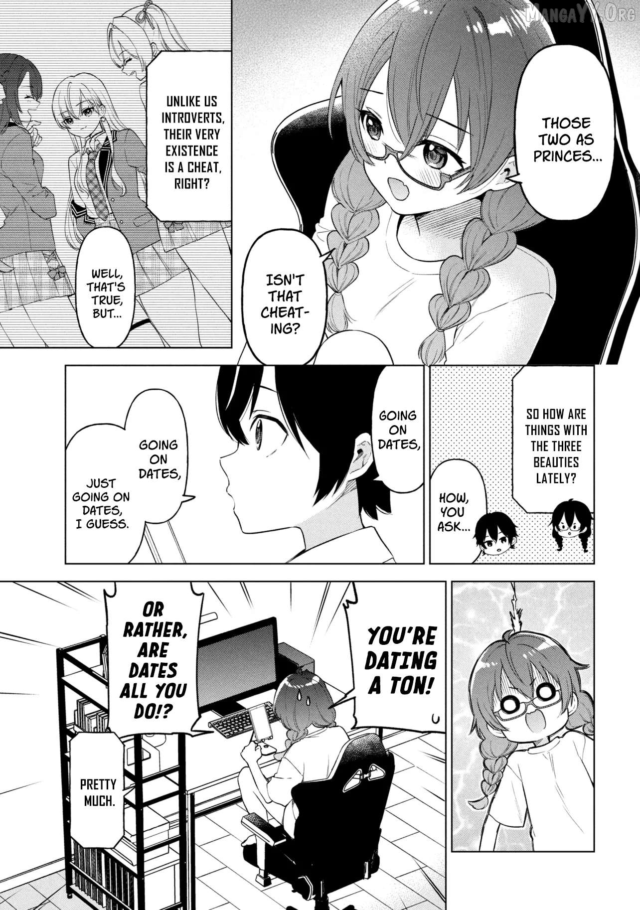 Inkyā no ore ga sekigae de S-kyū bishoujo ni kakomaretara himitsu no kankei ga hajimatta Chapter 9 - page 7