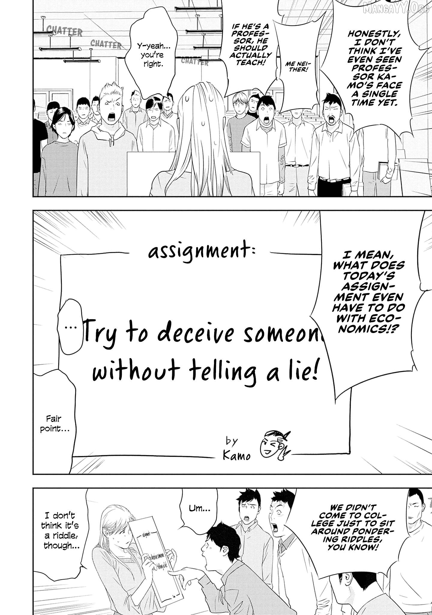 Kamo's Onion is Poisoned: Prof. Kamo's Lecture on "Human" Economics Chapter 17 - page 2