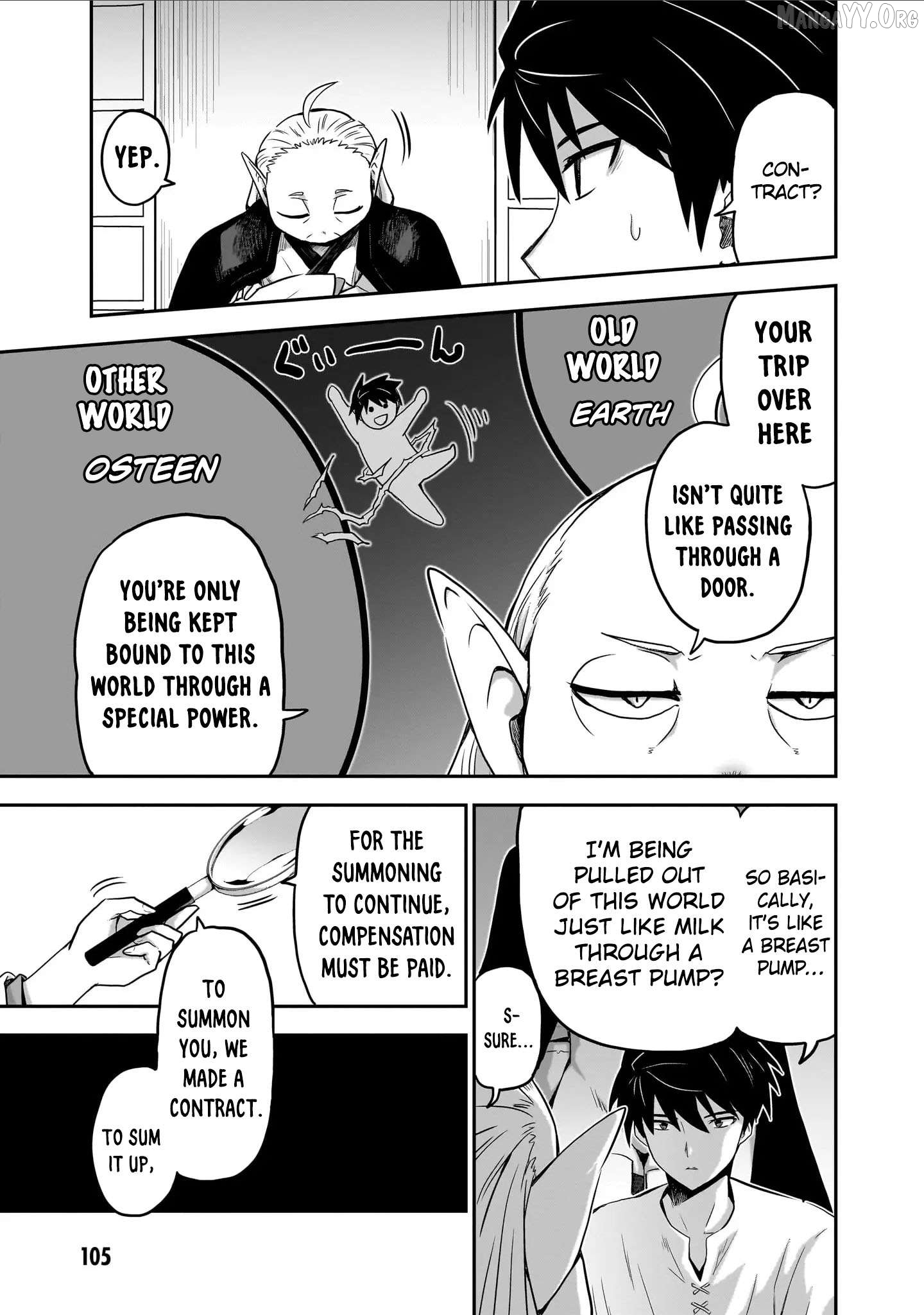Milk-shibori Hunter no Isekai Sakunyuuki ~Nouka no Saenai Otoko ga Arayuru Shuzoku no Chiku-B o Moteasobi-toriko ni Suru~ Chapter 3 - page 22