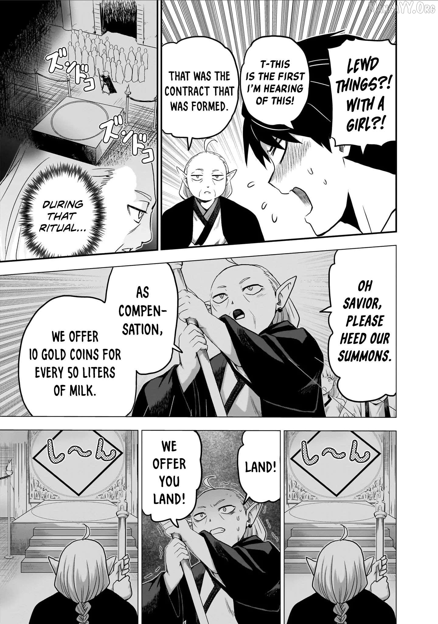 Milk-shibori Hunter no Isekai Sakunyuuki ~Nouka no Saenai Otoko ga Arayuru Shuzoku no Chiku-B o Moteasobi-toriko ni Suru~ Chapter 3 - page 24