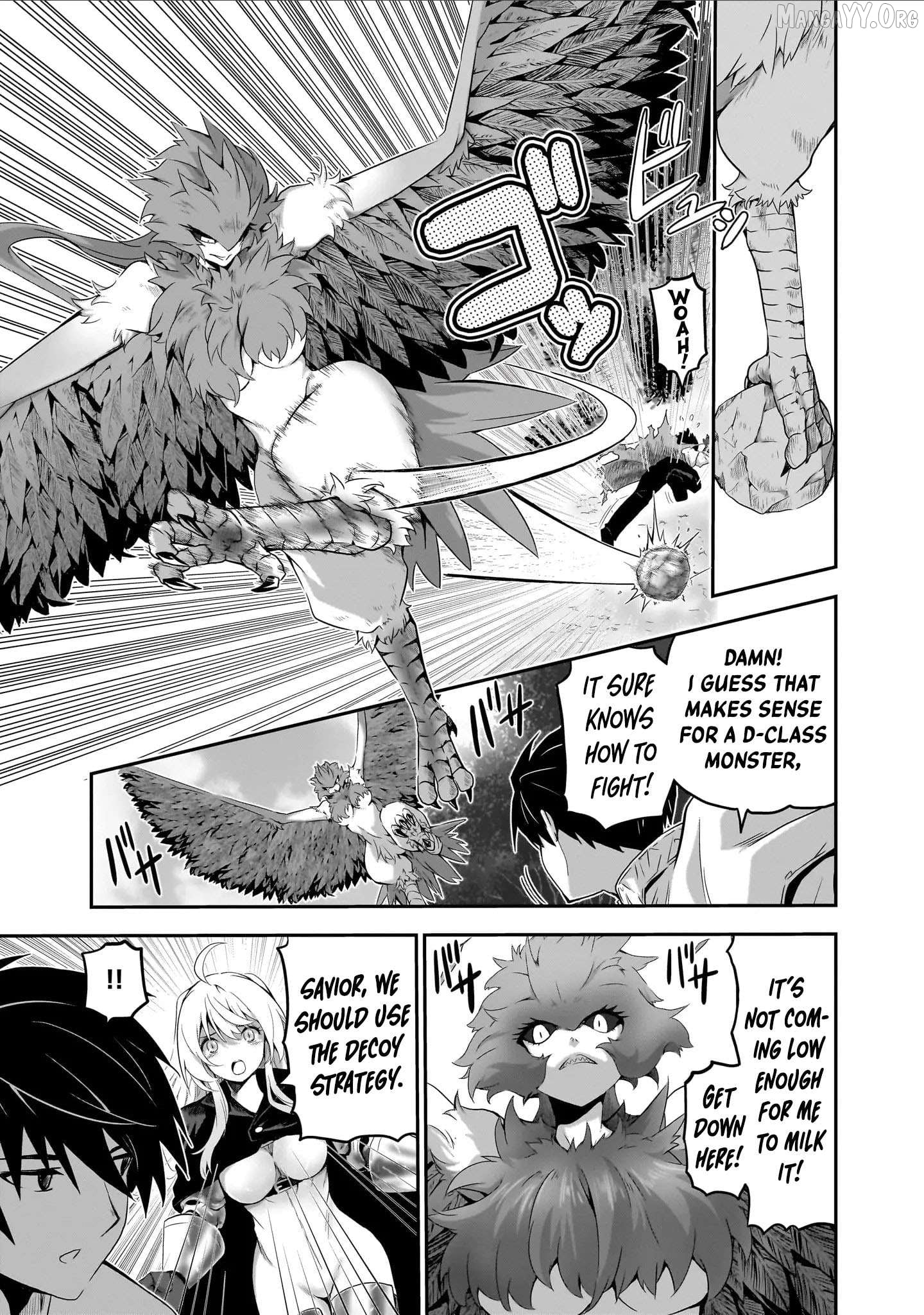 Milk-shibori Hunter no Isekai Sakunyuuki ~Nouka no Saenai Otoko ga Arayuru Shuzoku no Chiku-B o Moteasobi-toriko ni Suru~ Chapter 3 - page 4
