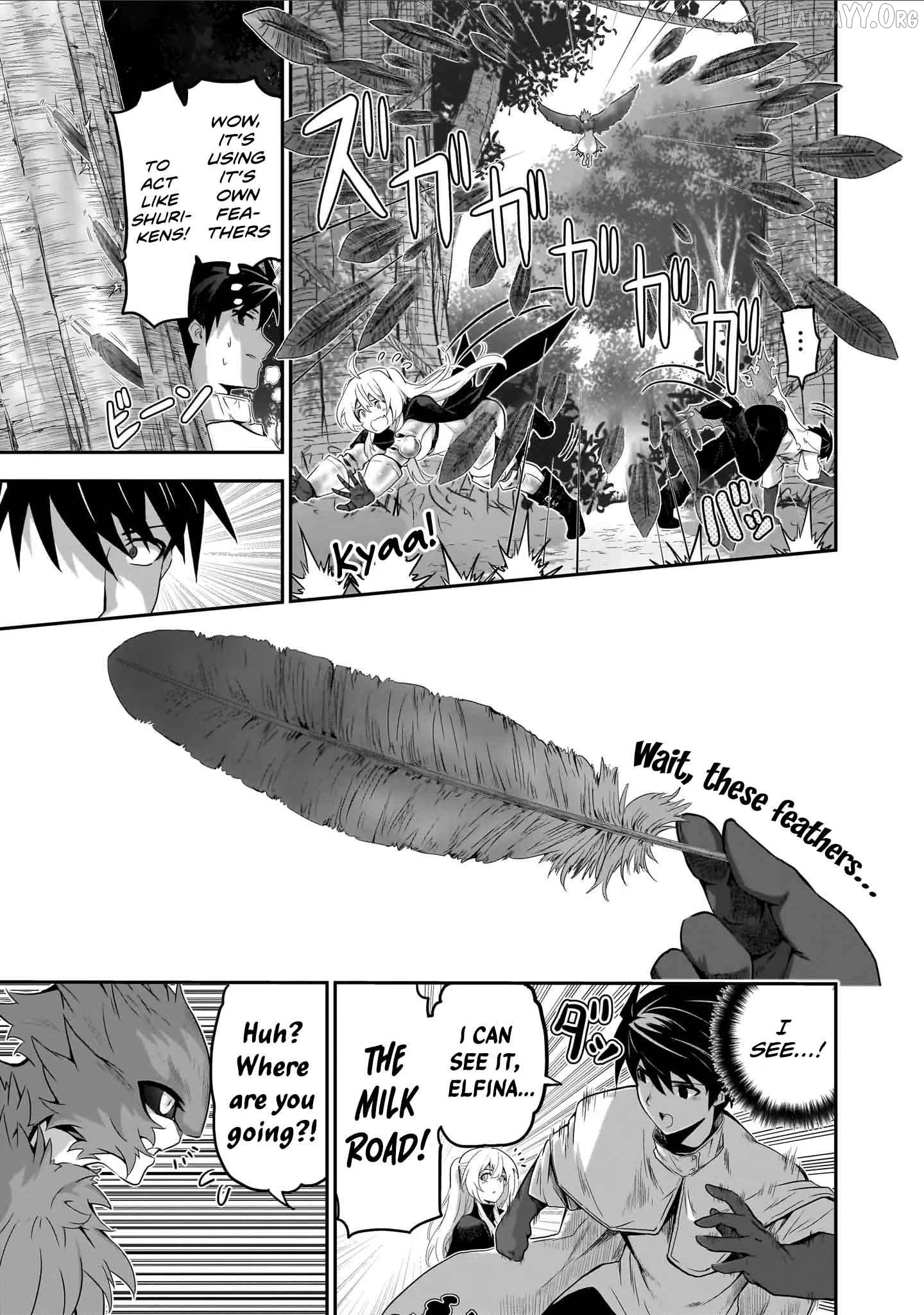 Milk-shibori Hunter no Isekai Sakunyuuki ~Nouka no Saenai Otoko ga Arayuru Shuzoku no Chiku-B o Moteasobi-toriko ni Suru~ Chapter 3 - page 6