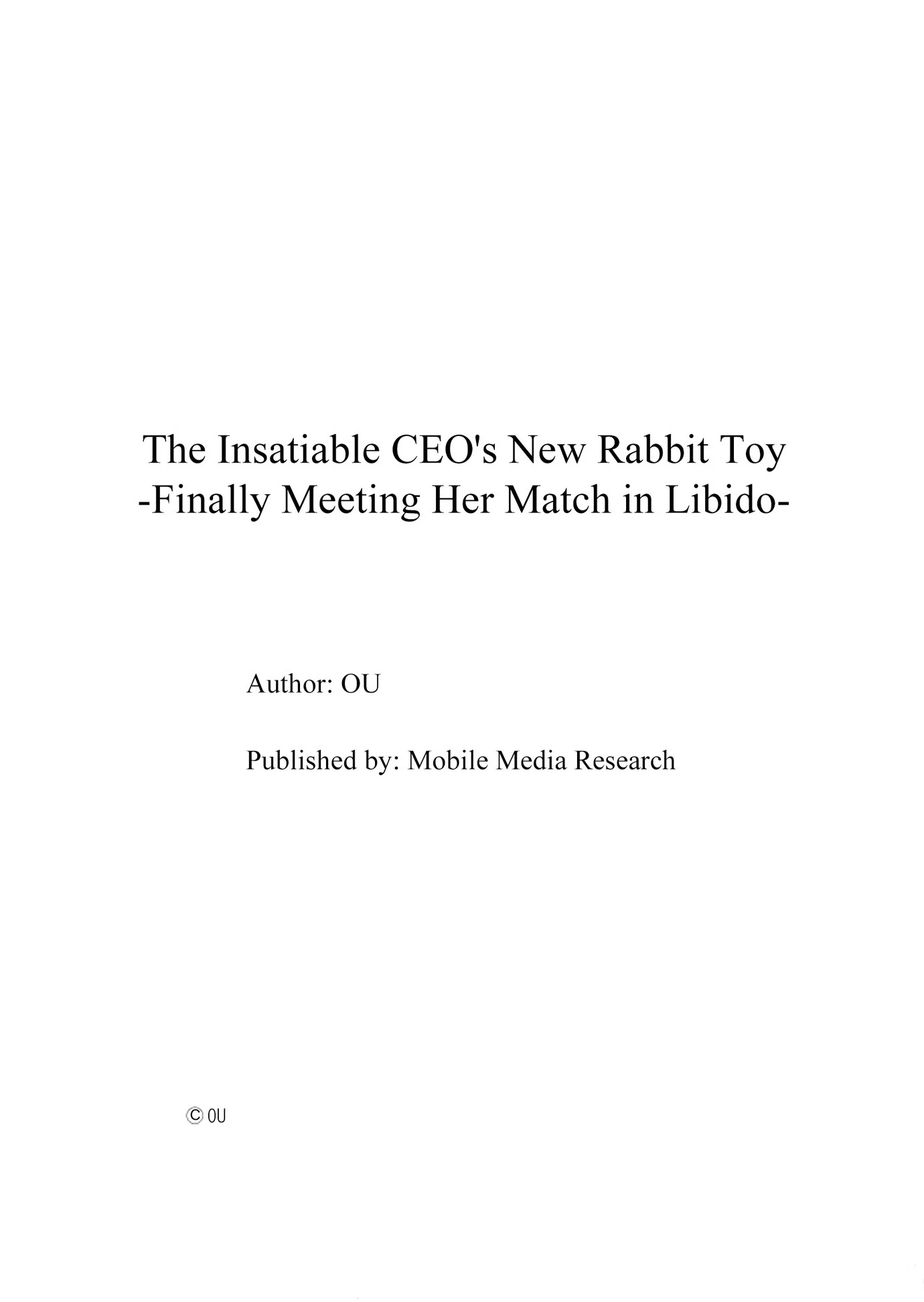 The Insatiable CEO's New Rabbit Toy -Finally Meeting Her Match in Libido- Chapter 33 - page 10