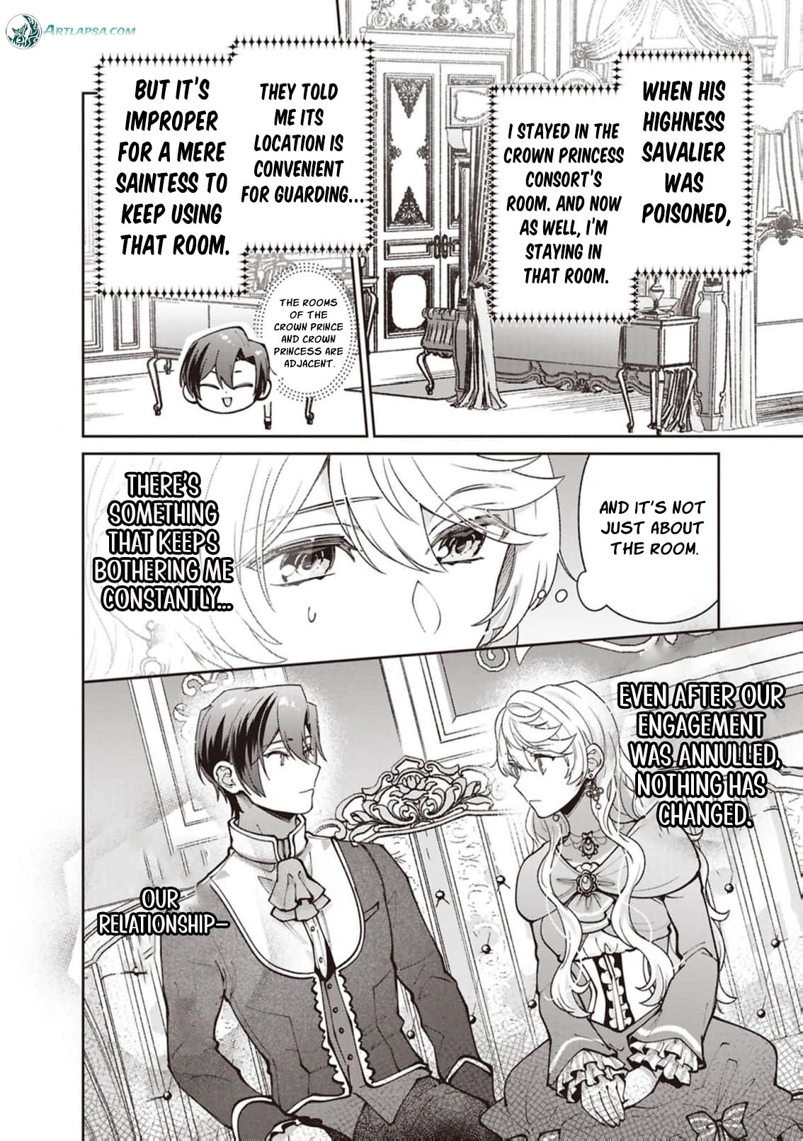 Your Highness, The Woman You Abandoned is The True Saint. Chapter 23 - page 12