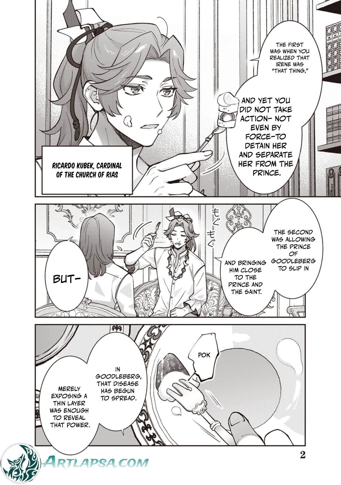 Your Highness, The Woman You Abandoned is The True Saint. Chapter 32 - page 2