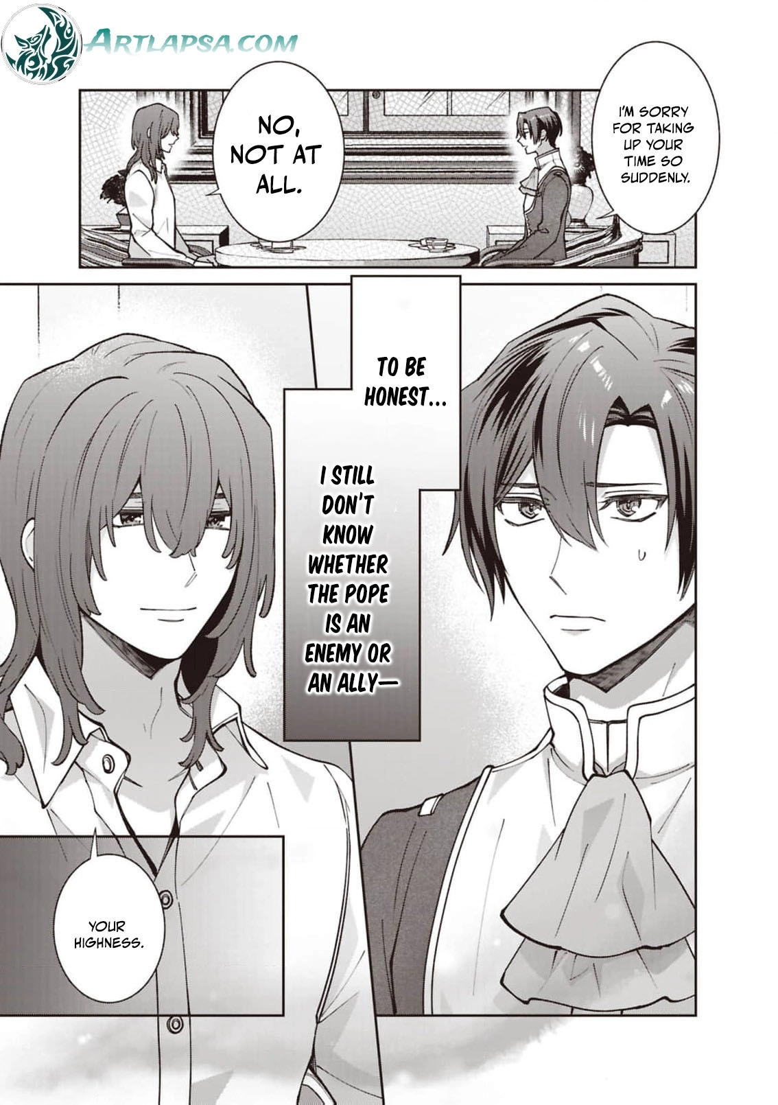 Your Highness, The Woman You Abandoned is The True Saint. Chapter 32 - page 7