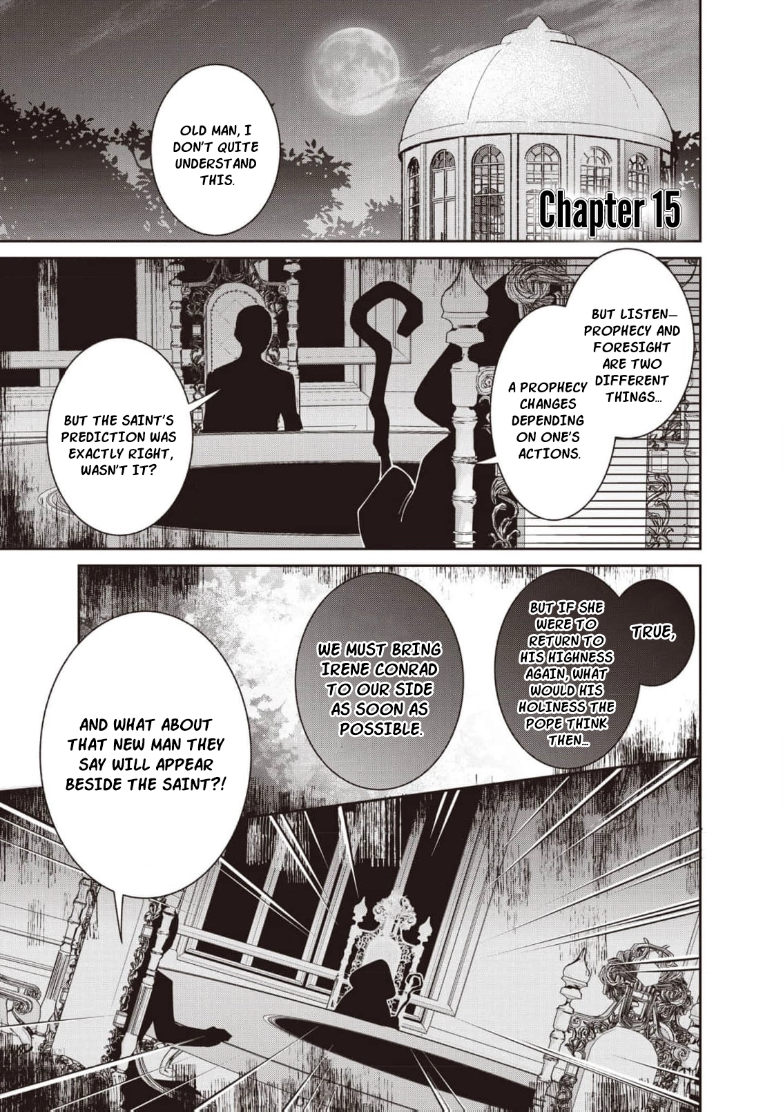 Your Highness, The Woman You Abandoned is The True Saint. Chapter 15 - page 1