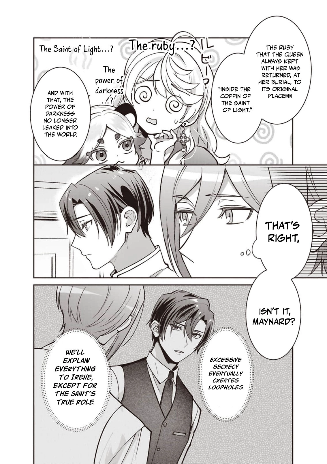 Your Highness, The Woman You Abandoned is The True Saint. Chapter 35 - page 7