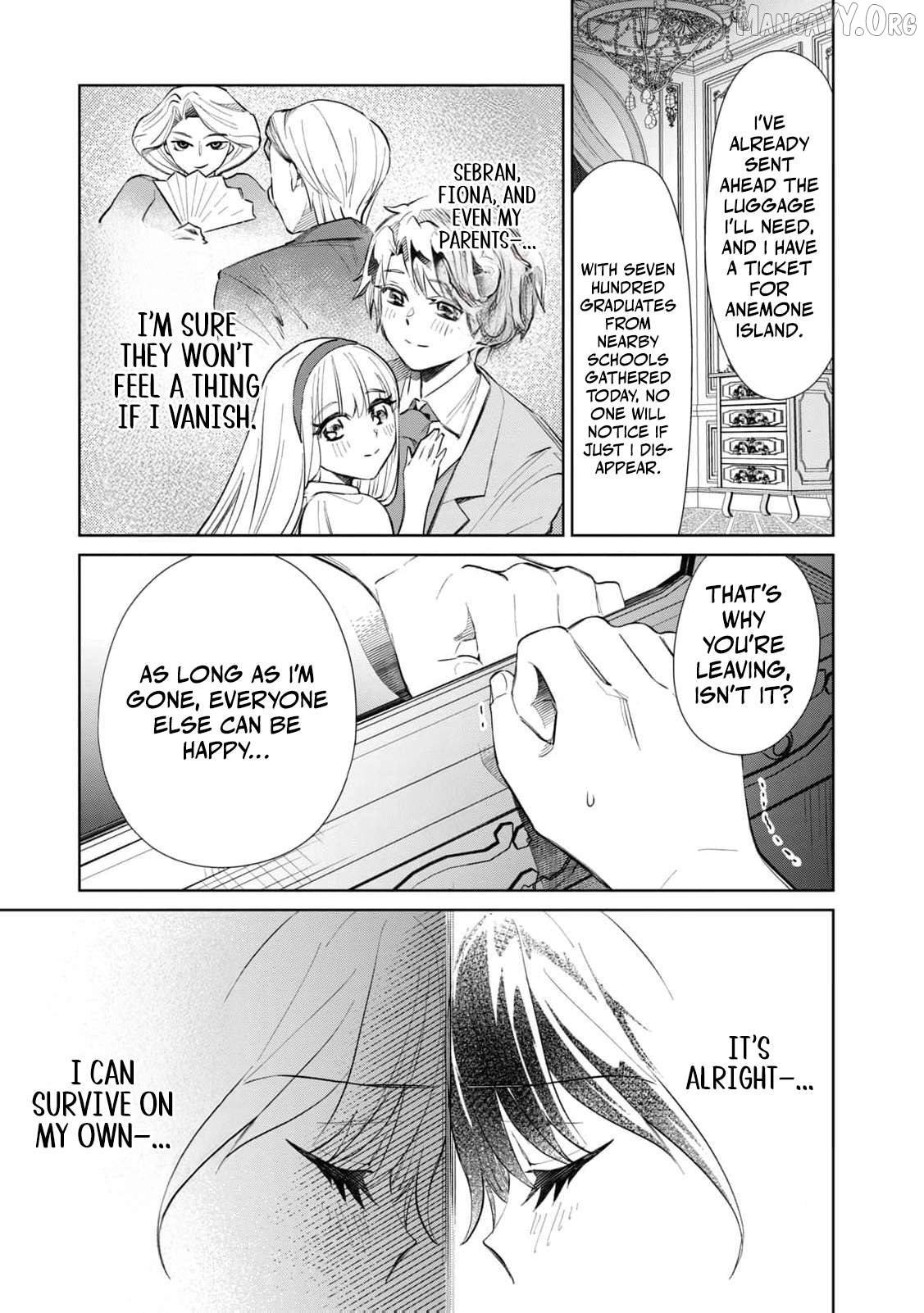 I Only Meant to Disappear Quietly Chapter 8 - page 6