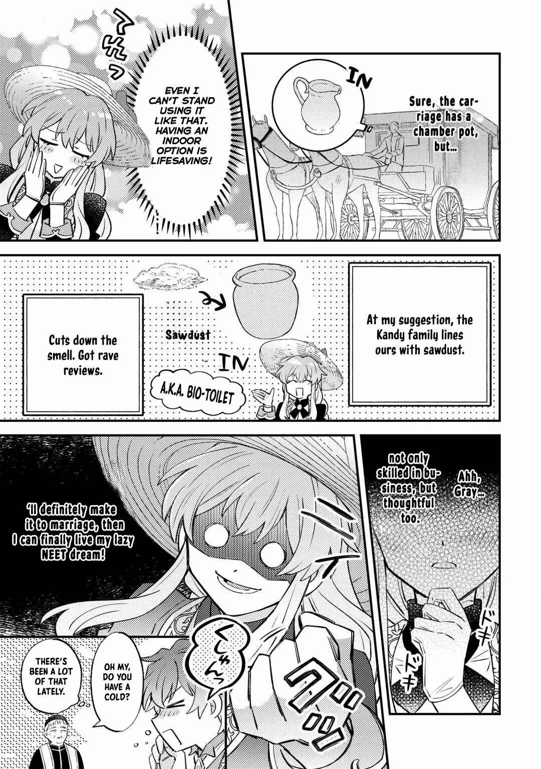 Since I was born a noble lady, I want to live my long-desired lazy NEET life. Chapter 4 - page 14