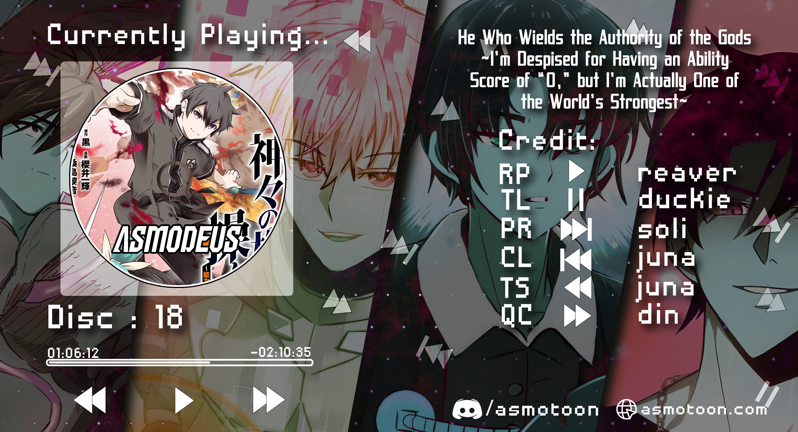 Kamigami no Kennou wo Ayatsurishi Mono ~Nouryoku Suuchi "0" de Sagesumareteiru Ore da ga, Jitsu wa Sekai Saikyou no Ikkaku~ Chapter 18 - page 1