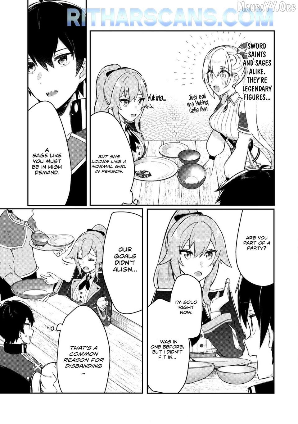 Tsuihousareta Fuyo Mahoutsukai no Nariagari ~Yuusha Party wo Kage kara Sasaeteita to Shiranakatta node Modotte Koi? "Kensei" to "Kenja" no Bishoujo-tachi ni Kakomarete Shiawase nano de Modorimasen~ Chapter 11 - page 19