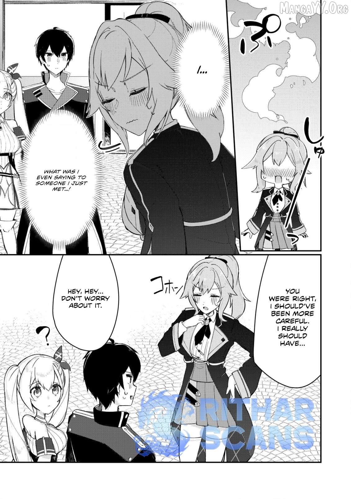 Tsuihousareta Fuyo Mahoutsukai no Nariagari ~Yuusha Party wo Kage kara Sasaeteita to Shiranakatta node Modotte Koi? "Kensei" to "Kenja" no Bishoujo-tachi ni Kakomarete Shiawase nano de Modorimasen~ Chapter 11 - page 9