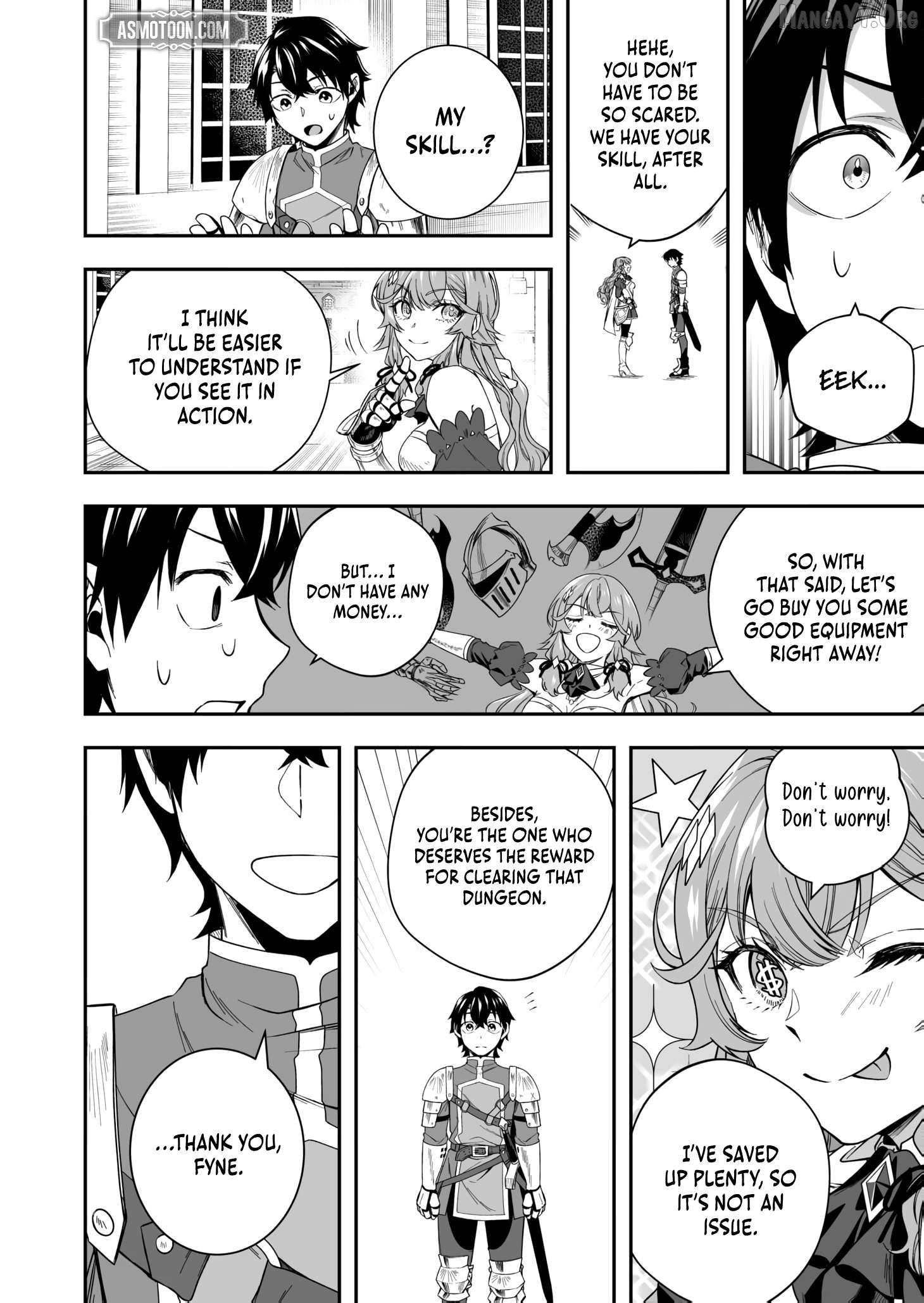 The Banished Errand Boy's Invincible Equipment Powered by an SSS-Rank Shopping Skill ~Aiming to be the ultimate party by super-enhancing everything I buy!~ Chapter 4 - page 35