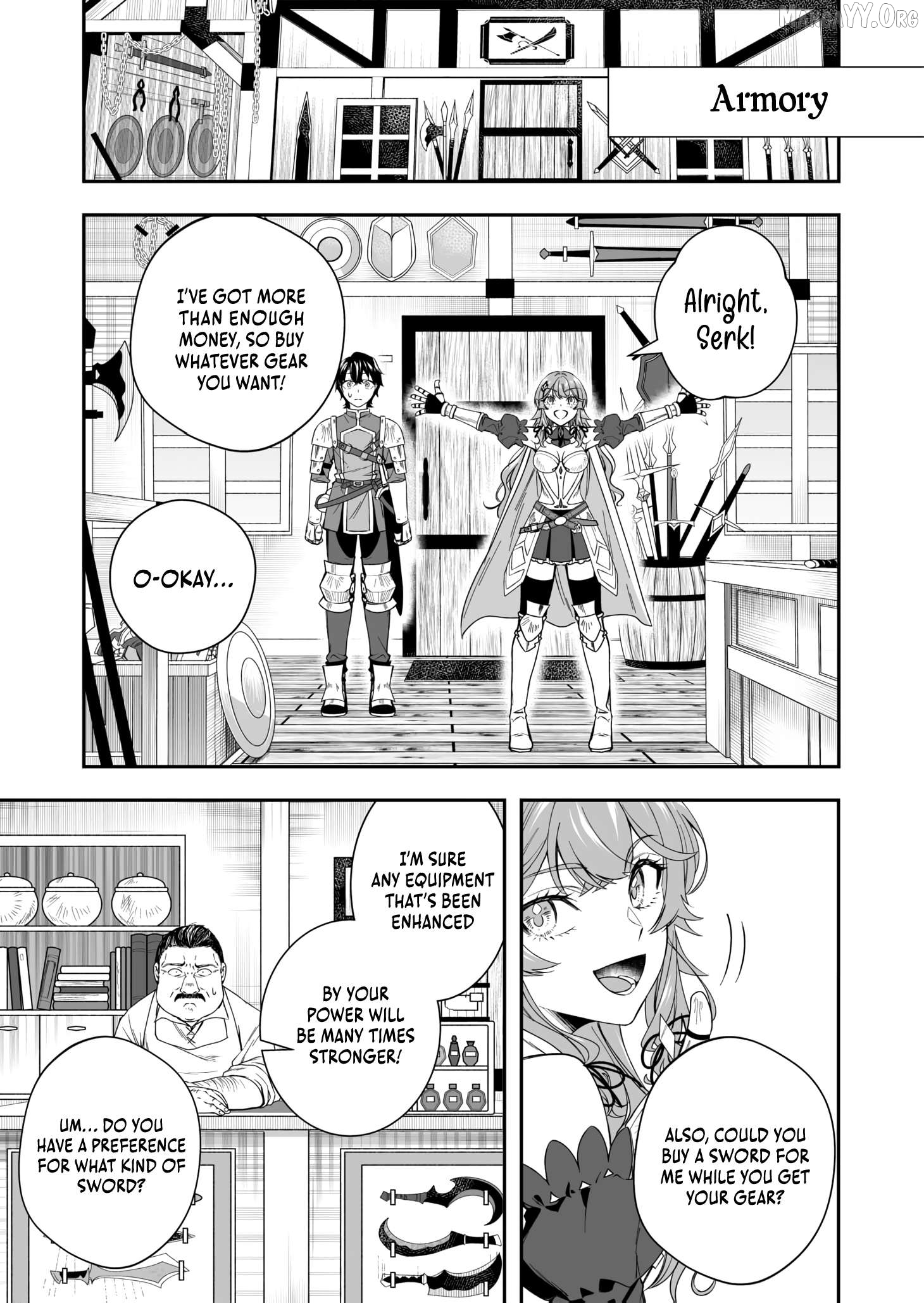 The Banished Errand Boy's Invincible Equipment Powered by an SSS-Rank Shopping Skill ~Aiming to be the ultimate party by super-enhancing everything I buy!~ Chapter 4 - page 36