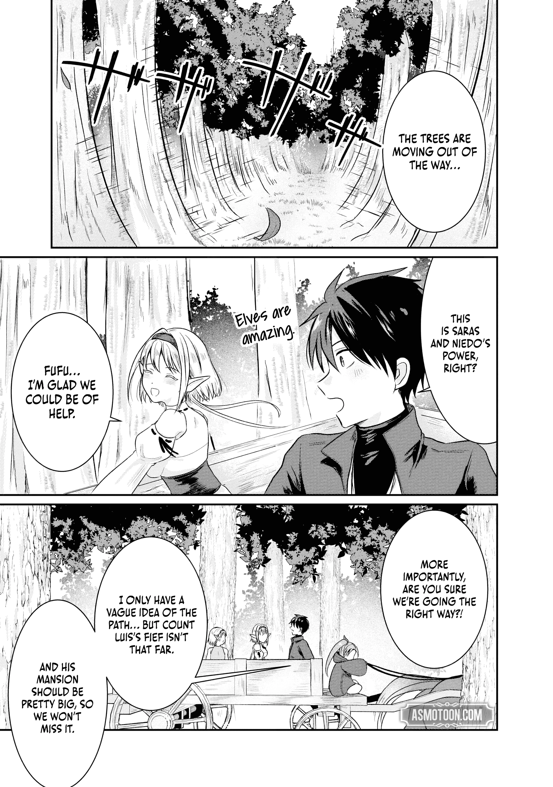 "Sono Hen no Kusa demo Kuttoke" to Tsuihou Sareta Munou Skill [Shokubutsugui] Mochi Tenseisha, Elf no Sato de Maboroshi no Shokubutsu o Tabete Musou Suru Chapter 12 - page 3