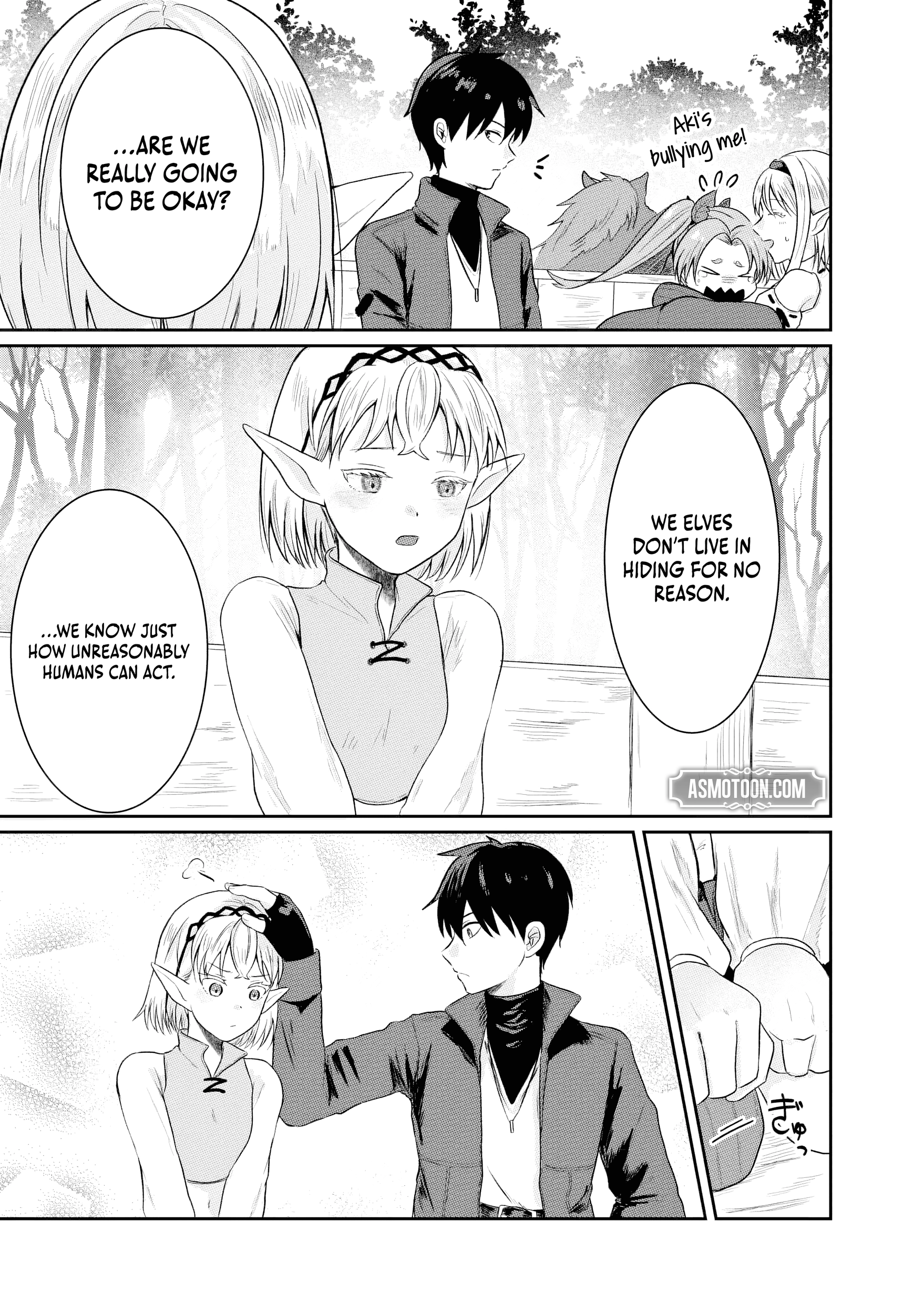 "Sono Hen no Kusa demo Kuttoke" to Tsuihou Sareta Munou Skill [Shokubutsugui] Mochi Tenseisha, Elf no Sato de Maboroshi no Shokubutsu o Tabete Musou Suru Chapter 12 - page 7