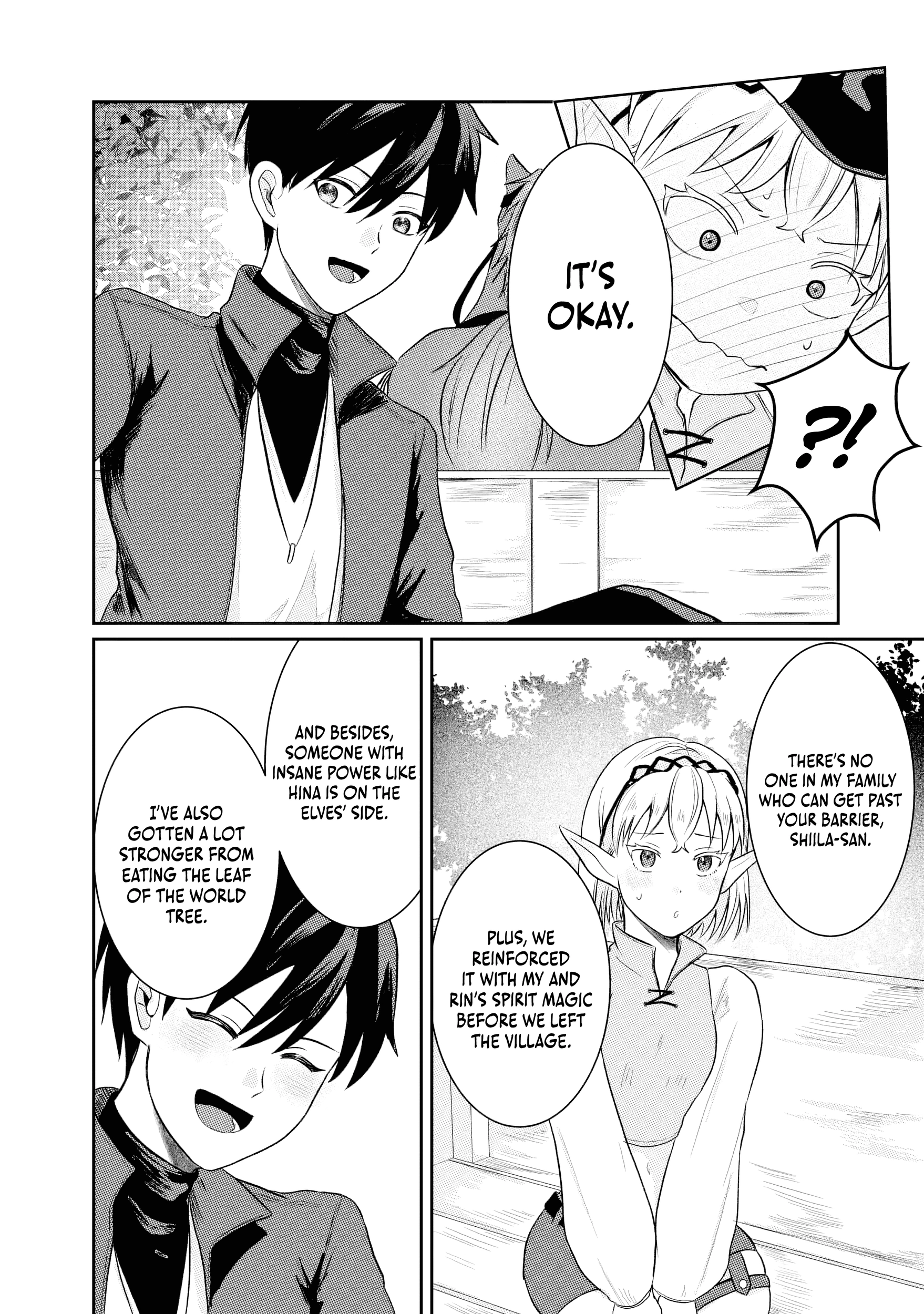 "Sono Hen no Kusa demo Kuttoke" to Tsuihou Sareta Munou Skill [Shokubutsugui] Mochi Tenseisha, Elf no Sato de Maboroshi no Shokubutsu o Tabete Musou Suru Chapter 12 - page 8