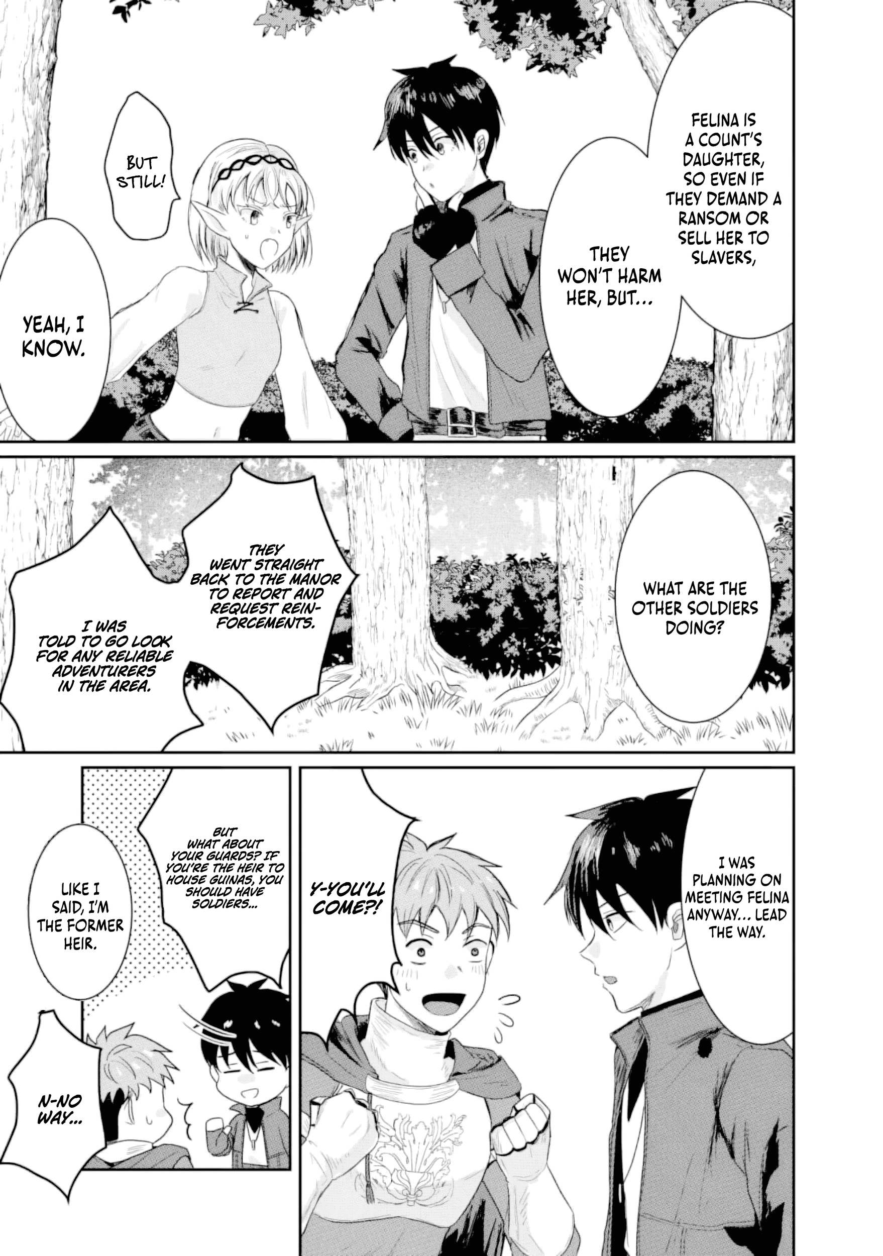 "Sono Hen no Kusa demo Kuttoke" to Tsuihou Sareta Munou Skill [Shokubutsugui] Mochi Tenseisha, Elf no Sato de Maboroshi no Shokubutsu o Tabete Musou Suru Chapter 13 - page 14