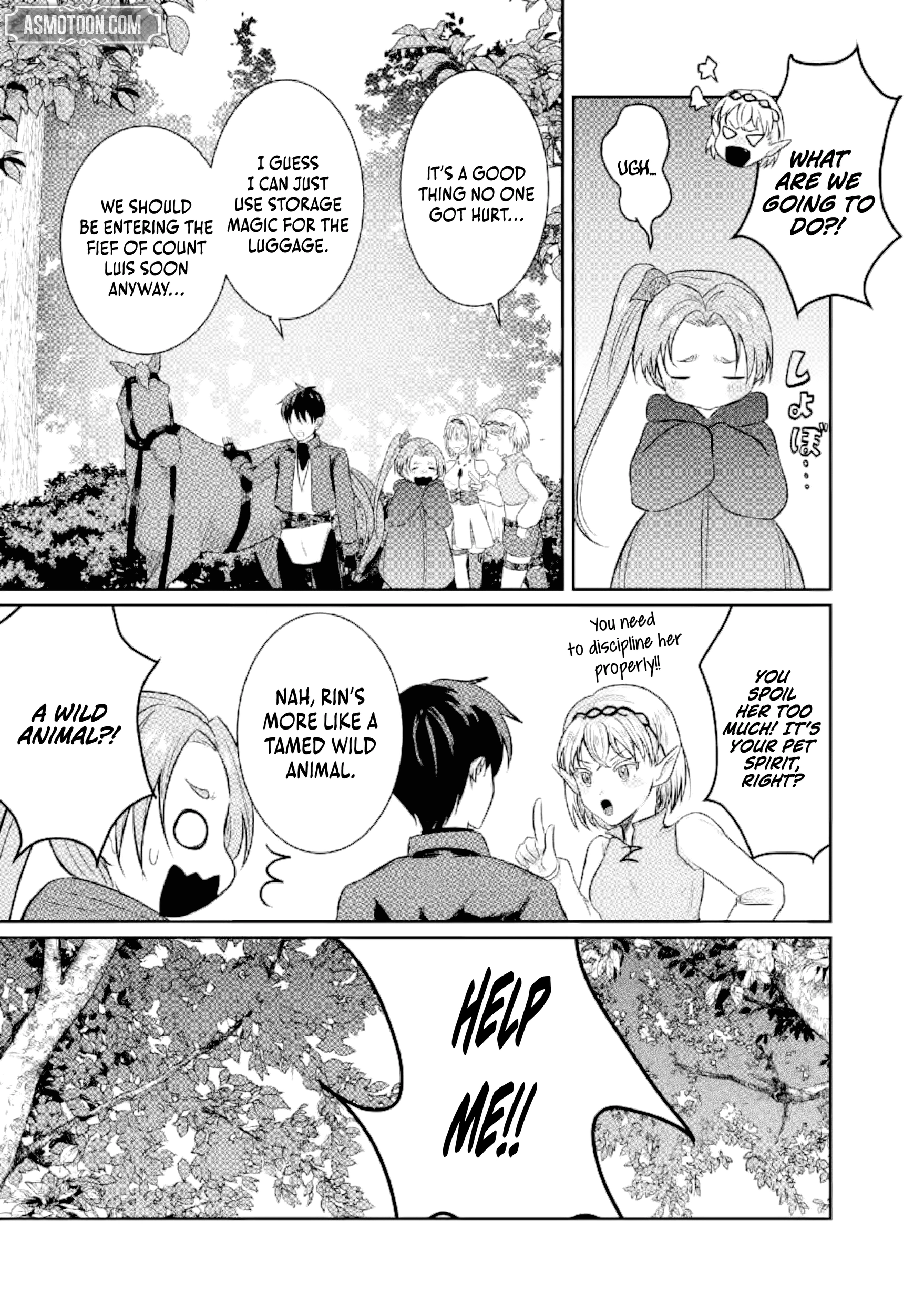"Sono Hen no Kusa demo Kuttoke" to Tsuihou Sareta Munou Skill [Shokubutsugui] Mochi Tenseisha, Elf no Sato de Maboroshi no Shokubutsu o Tabete Musou Suru Chapter 13 - page 6
