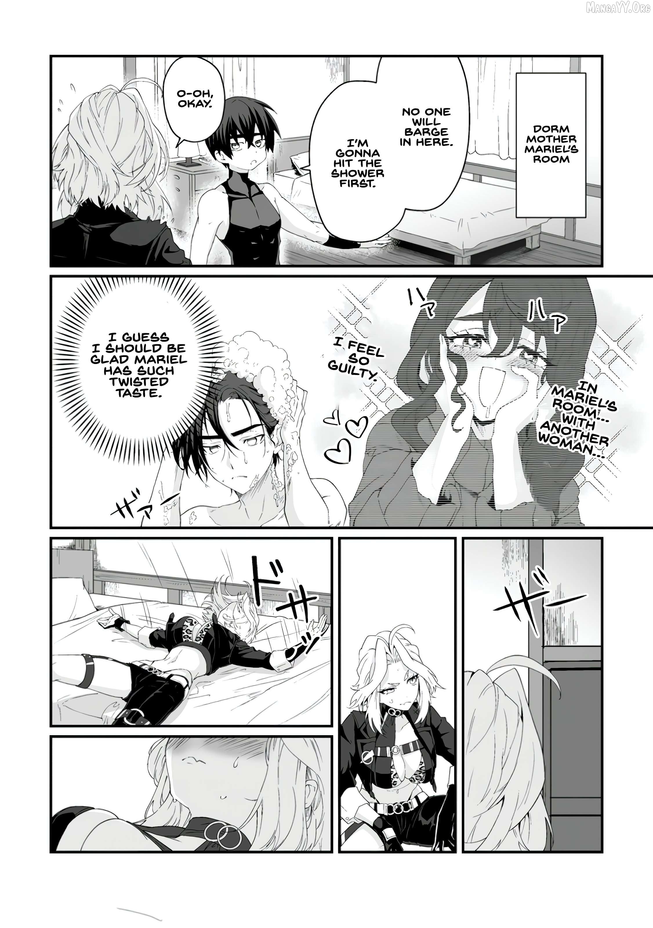 Teisou Gyakuten Sekai De Yuiitsu No Otoko Kishi No Ore, Onna Kishi Gakuen Ni Nyuugaku Shitara Nazeka Eiyou Atsukai Sareta ~Zetsurin Skill De Harem Musou~ Chapter 6.2 - page 4