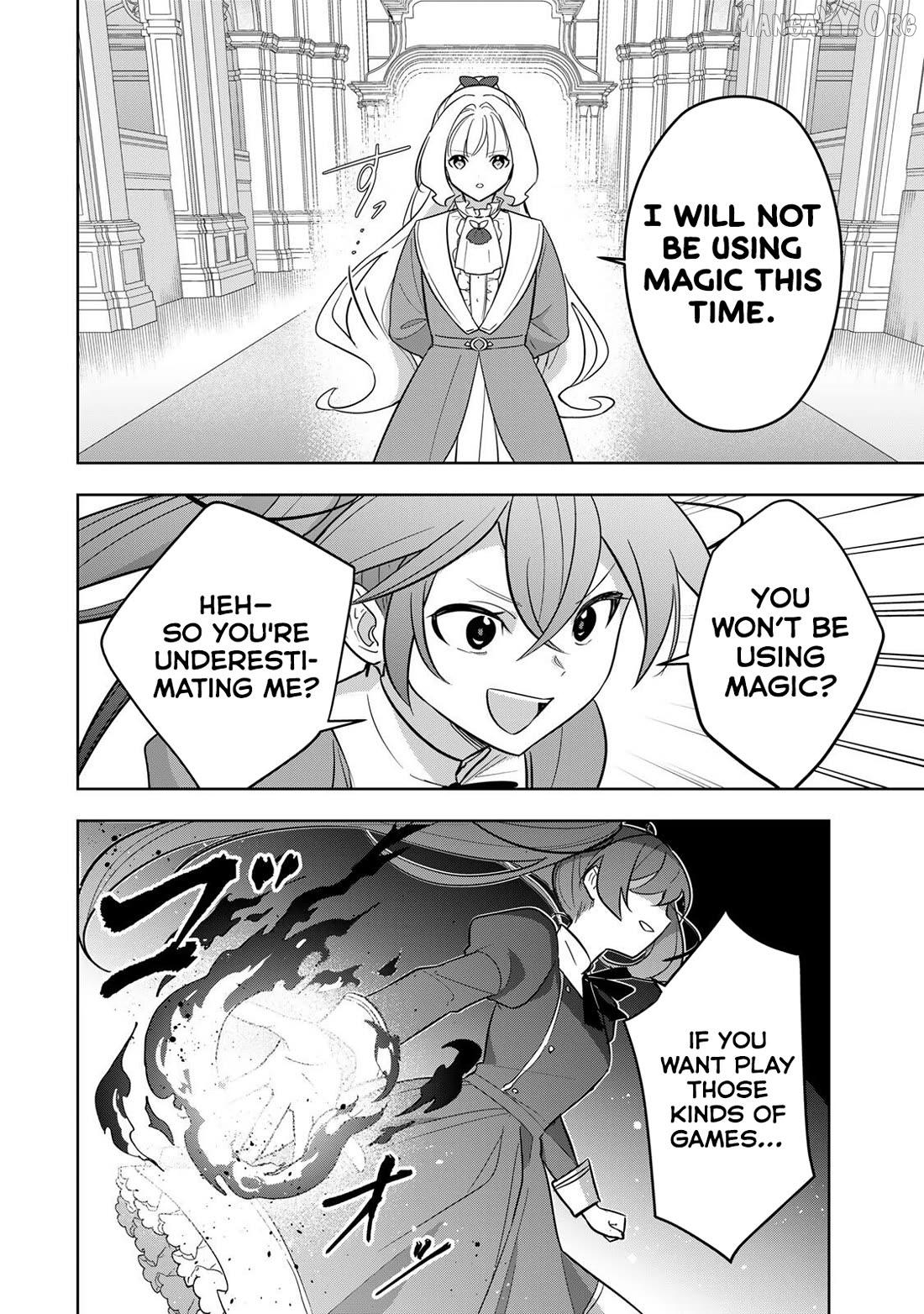 Koujo Tensei ~ Densetsu no Daimadoushi (♂), Hime Kishi to Narite Densetsu no Reijou Kishidan o Tsukuri Musou suru ~ Chapter 12 - page 4