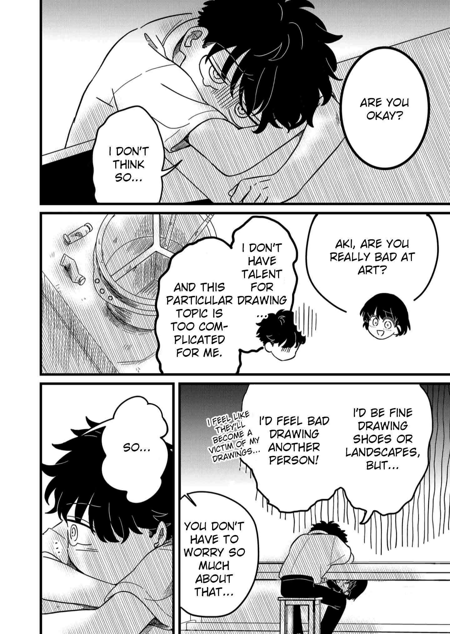 Yui can only live in the shadows Chapter 5 - page 4