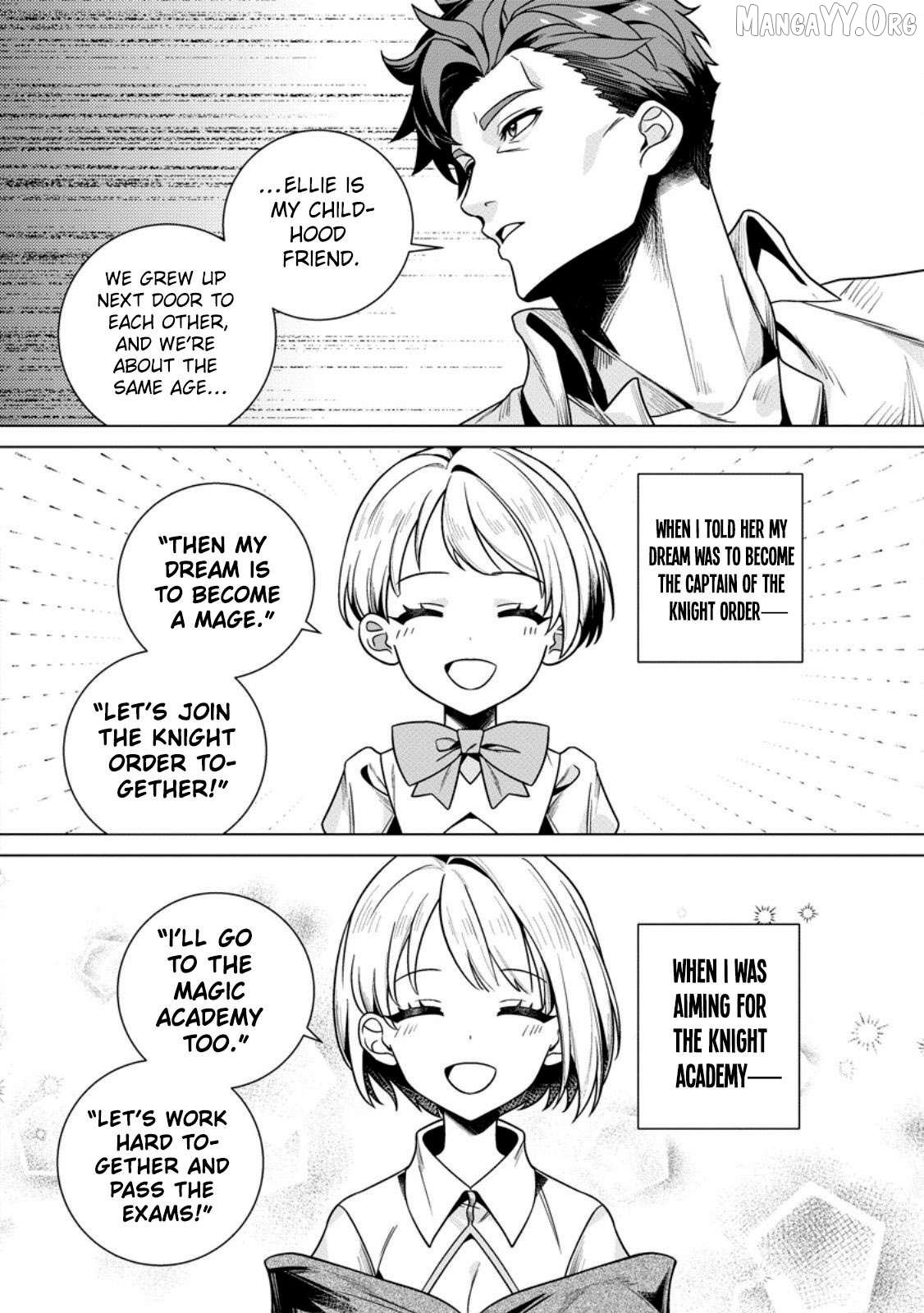 Netorare Tsuihōsareta Saikyō Kishi Danchō No Ossan, Katainaka De Eiyū Ni Matsuriagerareru Chapter 4 - page 8
