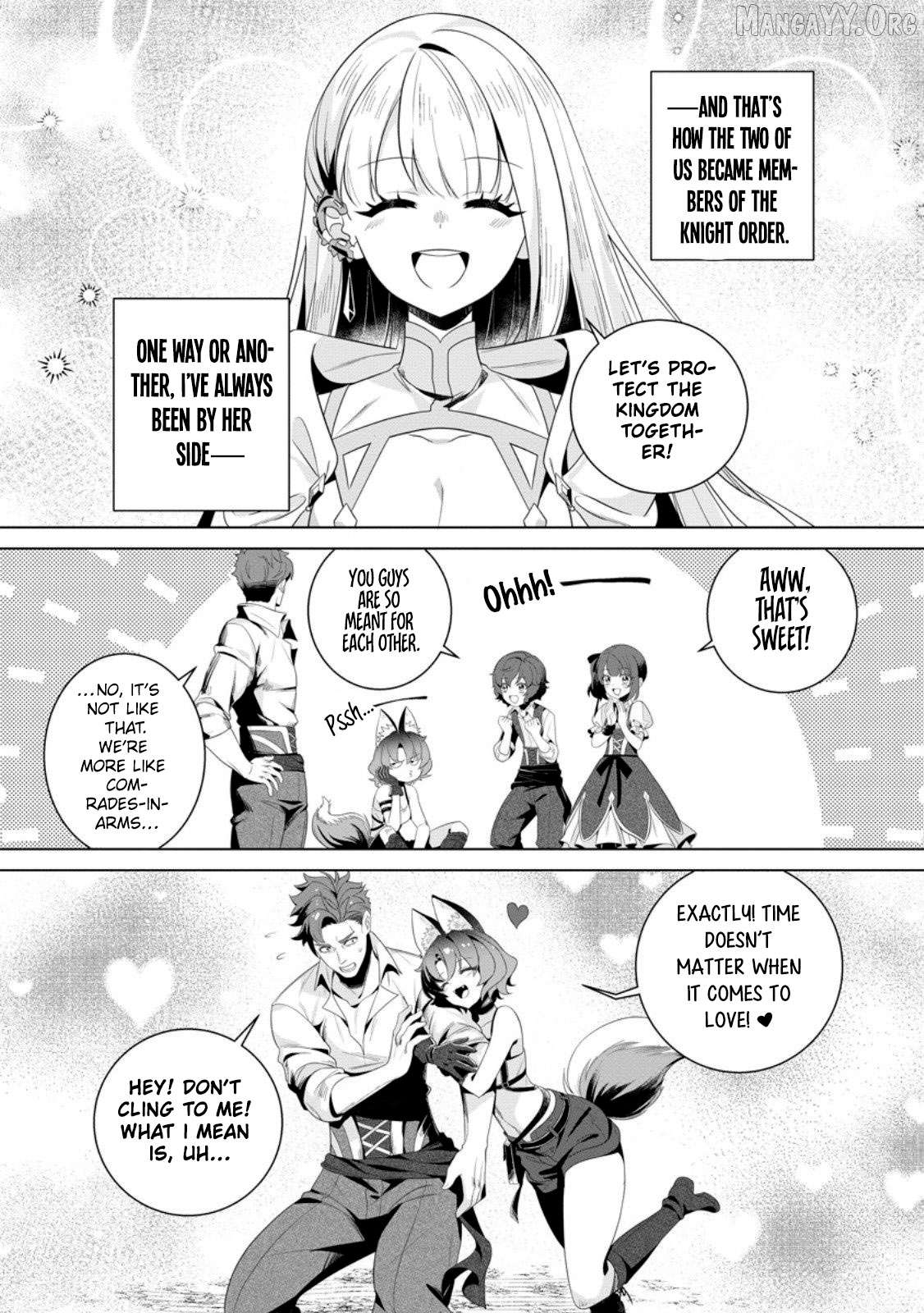 Netorare Tsuihōsareta Saikyō Kishi Danchō No Ossan, Katainaka De Eiyū Ni Matsuriagerareru Chapter 4 - page 9