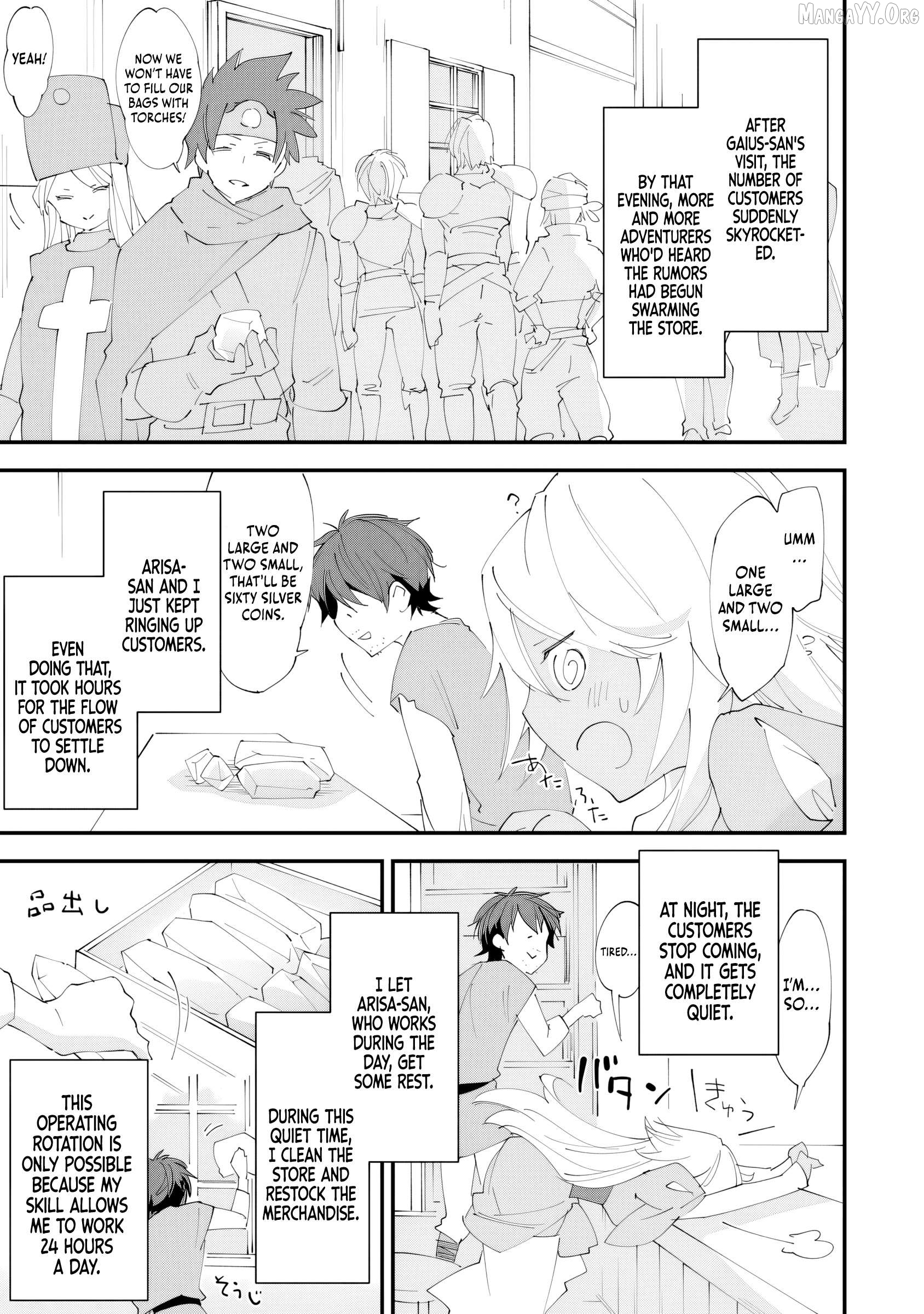 Kurasu Ten’i Ni Makikomareta Konbini Ten’in No Ossan, Yūsha Ni Wa Hitsuyō Nakatta Amarimono Sukiru O Kushishite Saikyō to Naru Yō Desu Chapter 6 - page 20