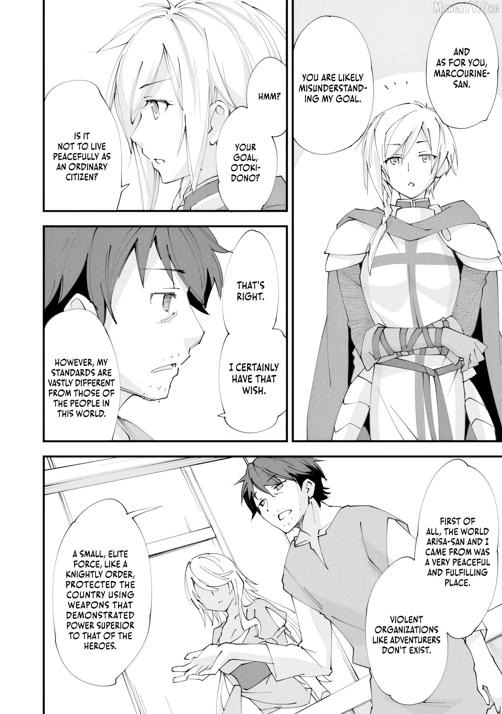 Kurasu Ten’i Ni Makikomareta Konbini Ten’in No Ossan, Yūsha Ni Wa Hitsuyō Nakatta Amarimono Sukiru O Kushishite Saikyō to Naru Yō Desu Chapter 7 - page 23
