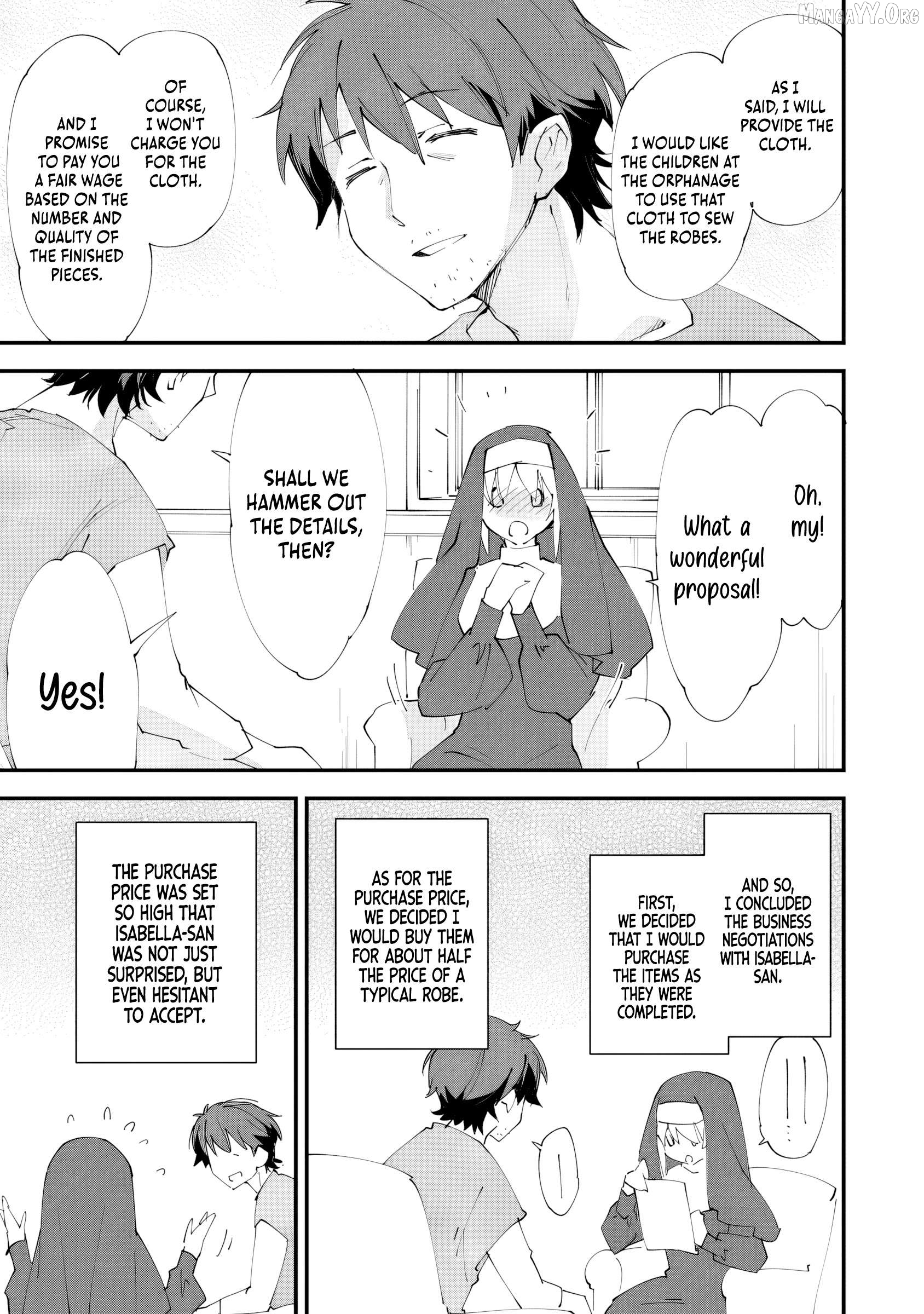 Kurasu Ten’i Ni Makikomareta Konbini Ten’in No Ossan, Yūsha Ni Wa Hitsuyō Nakatta Amarimono Sukiru O Kushishite Saikyō to Naru Yō Desu Chapter 7 - page 4
