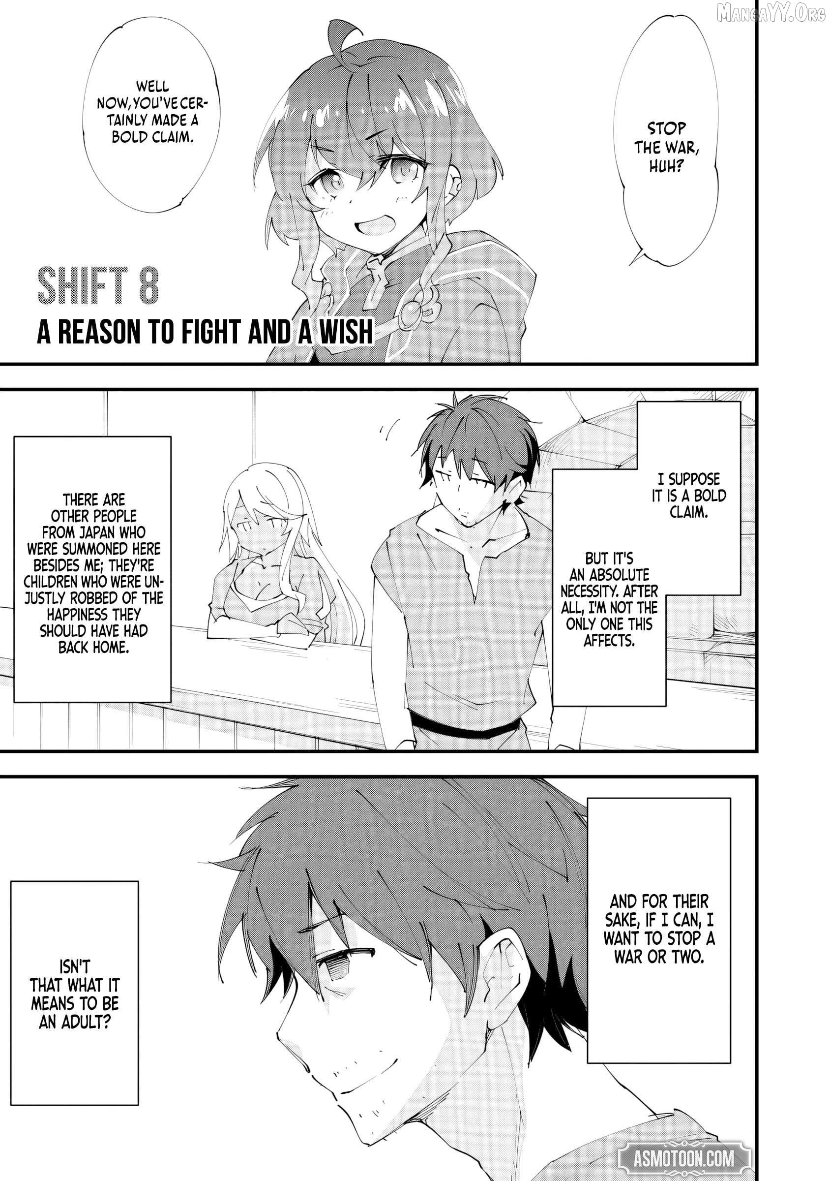 Kurasu Ten’i Ni Makikomareta Konbini Ten’in No Ossan, Yūsha Ni Wa Hitsuyō Nakatta Amarimono Sukiru O Kushishite Saikyō to Naru Yō Desu Chapter 8 - page 2