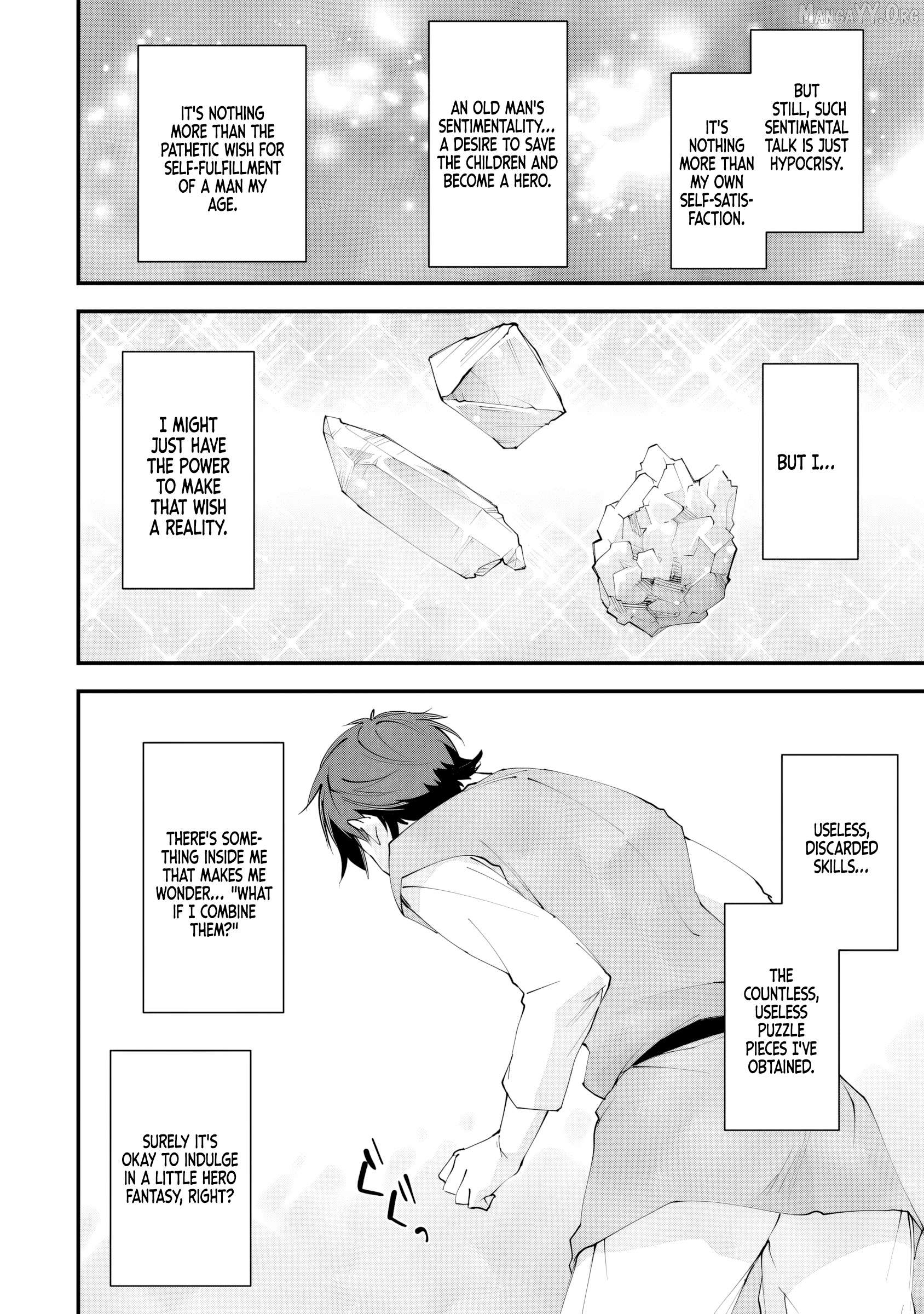 Kurasu Ten’i Ni Makikomareta Konbini Ten’in No Ossan, Yūsha Ni Wa Hitsuyō Nakatta Amarimono Sukiru O Kushishite Saikyō to Naru Yō Desu Chapter 8 - page 3
