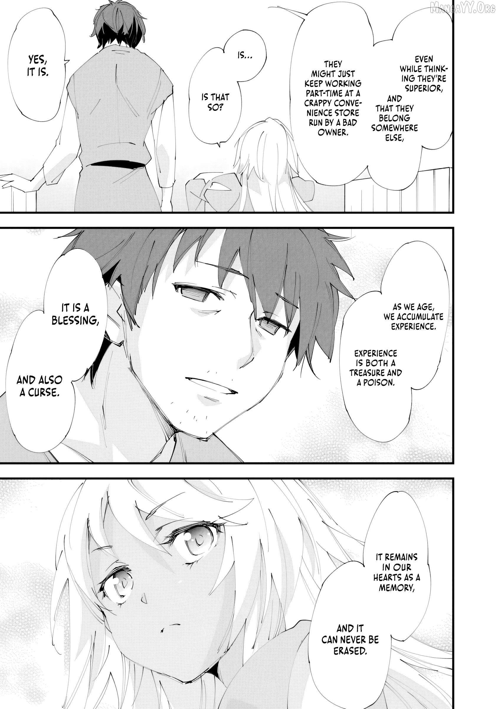 Kurasu Ten’i Ni Makikomareta Konbini Ten’in No Ossan, Yūsha Ni Wa Hitsuyō Nakatta Amarimono Sukiru O Kushishite Saikyō to Naru Yō Desu Chapter 10 - page 12