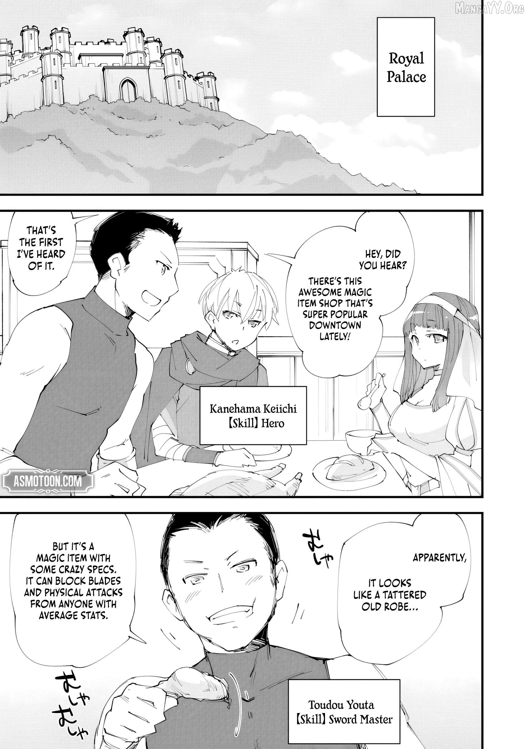 Kurasu Ten’i Ni Makikomareta Konbini Ten’in No Ossan, Yūsha Ni Wa Hitsuyō Nakatta Amarimono Sukiru O Kushishite Saikyō to Naru Yō Desu Chapter 10 - page 20