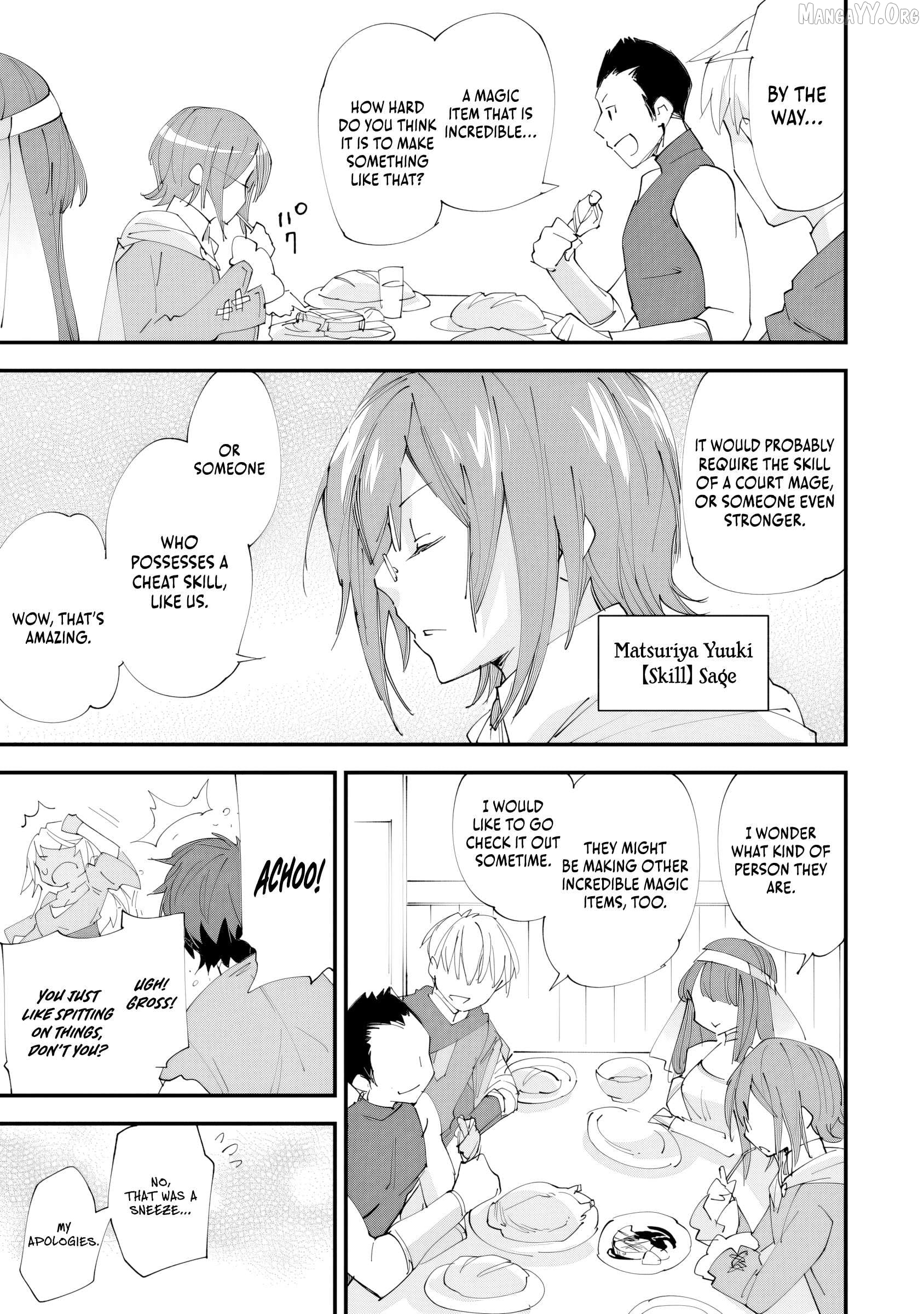 Kurasu Ten’i Ni Makikomareta Konbini Ten’in No Ossan, Yūsha Ni Wa Hitsuyō Nakatta Amarimono Sukiru O Kushishite Saikyō to Naru Yō Desu Chapter 10 - page 22