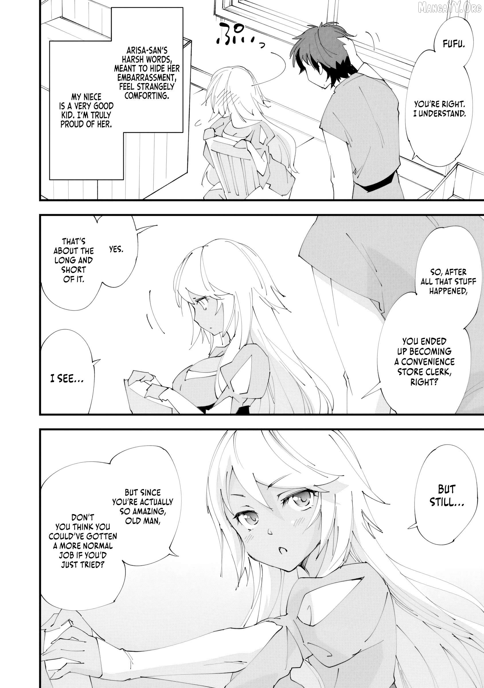 Kurasu Ten’i Ni Makikomareta Konbini Ten’in No Ossan, Yūsha Ni Wa Hitsuyō Nakatta Amarimono Sukiru O Kushishite Saikyō to Naru Yō Desu Chapter 10 - page 9