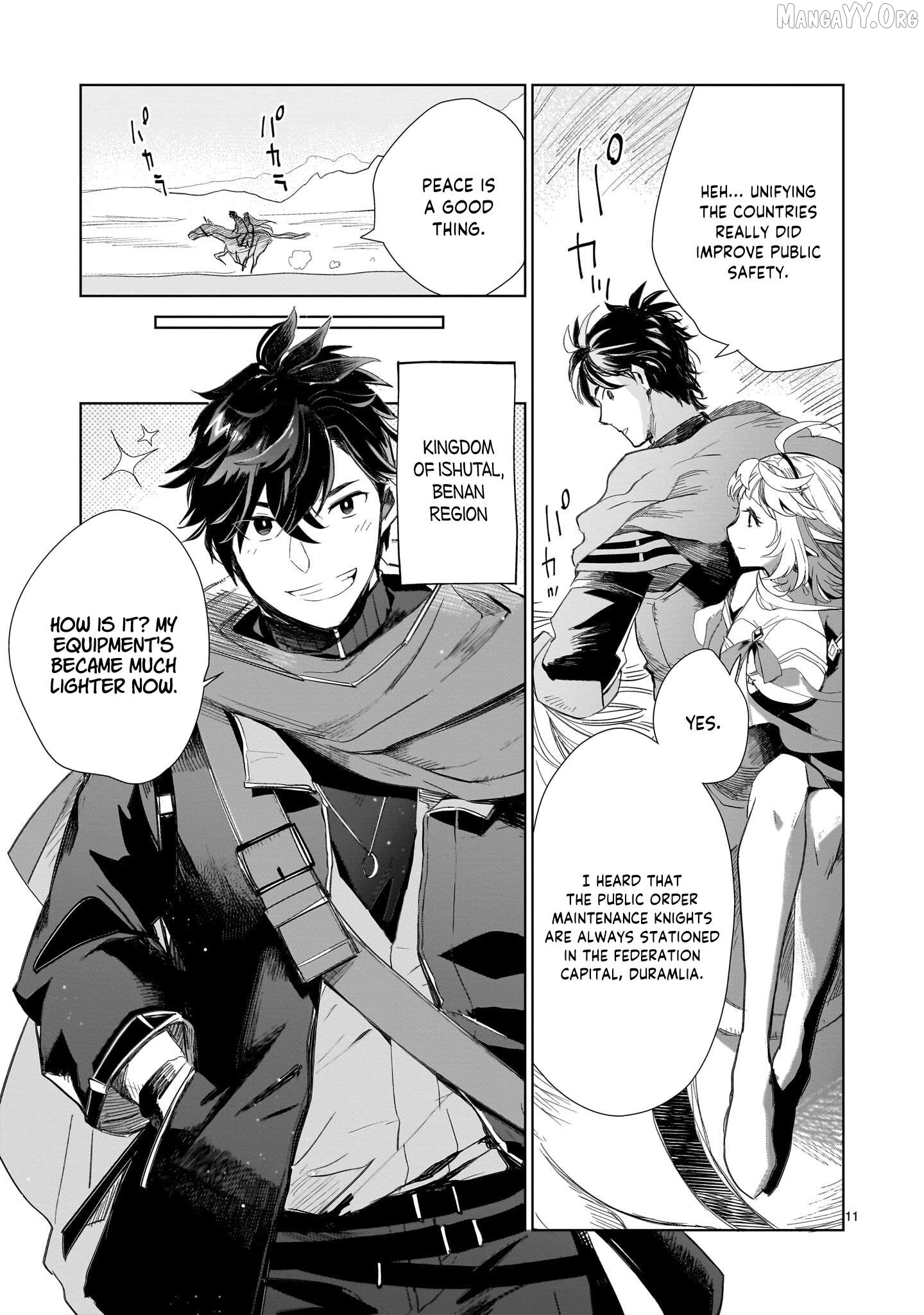 Erufu tsuma to hajimeru yūkyū no tabi densetsu no yūsha, aisuru Erufu totomoni 100 nen mae ni sukutta sekai o tabisuru Chapter 2 - page 11