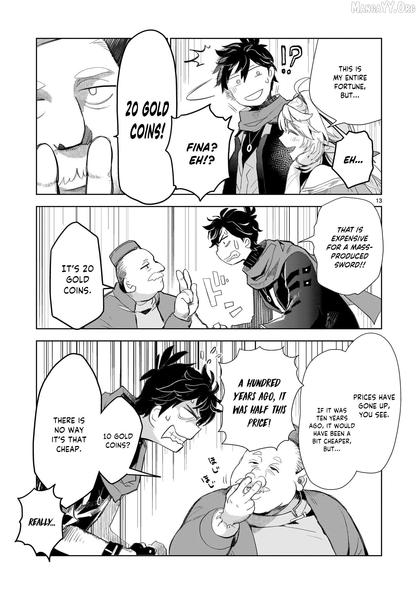 Erufu tsuma to hajimeru yūkyū no tabi densetsu no yūsha, aisuru Erufu totomoni 100 nen mae ni sukutta sekai o tabisuru Chapter 2 - page 13