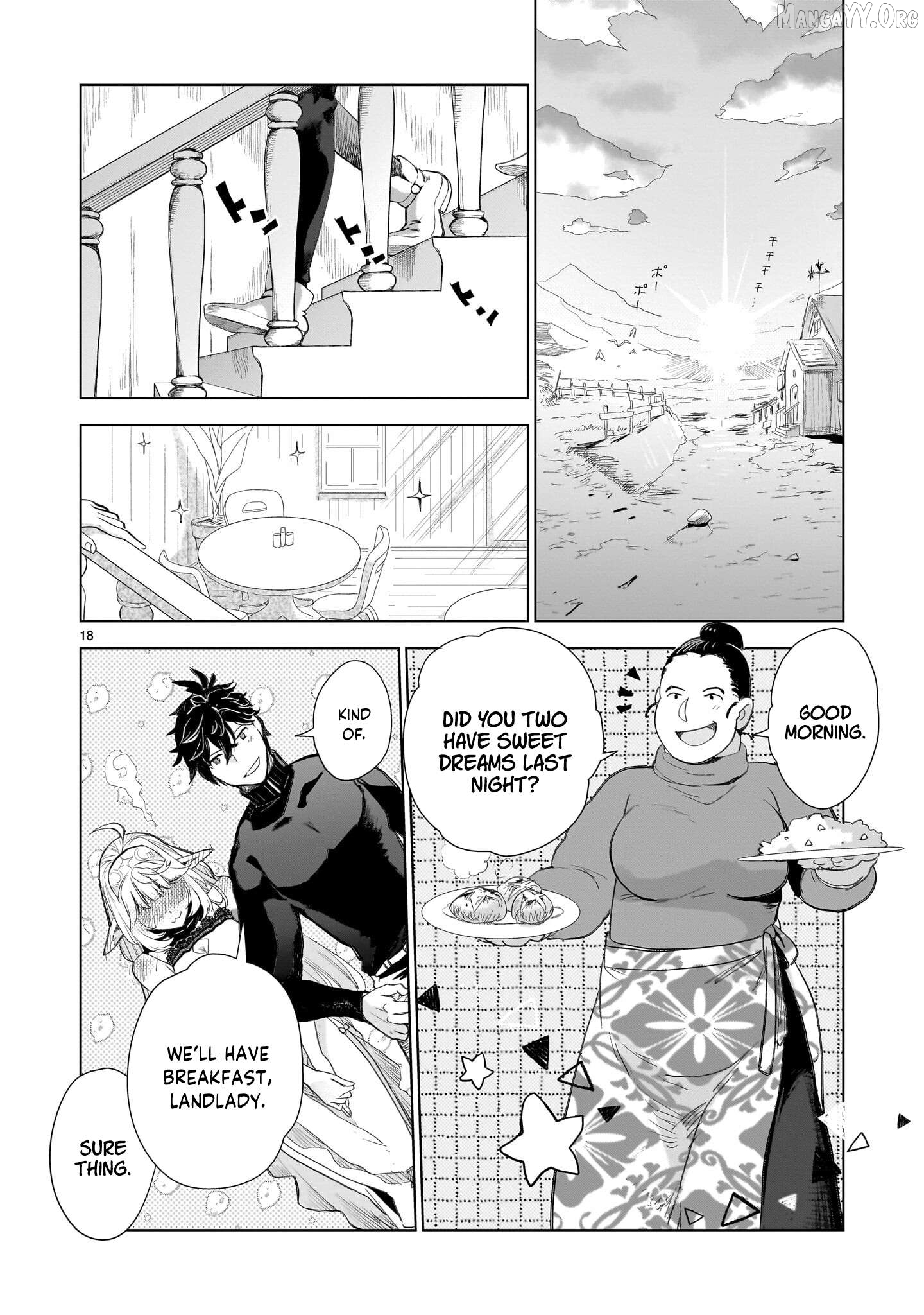 Erufu tsuma to hajimeru yūkyū no tabi densetsu no yūsha, aisuru Erufu totomoni 100 nen mae ni sukutta sekai o tabisuru Chapter 2 - page 18