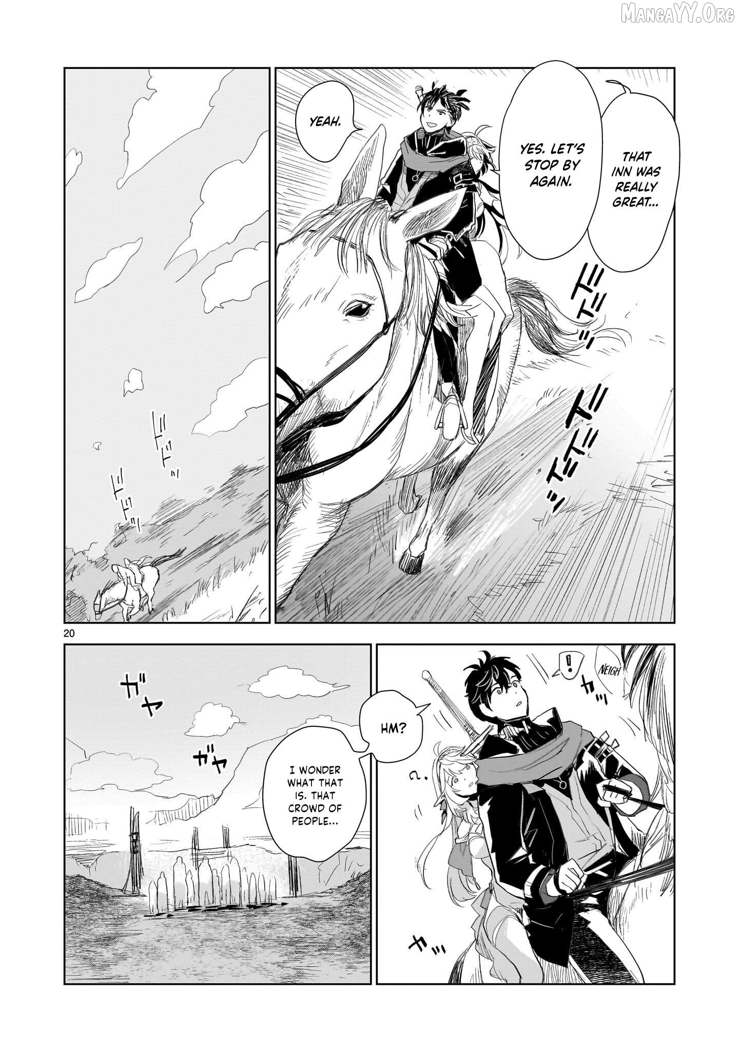 Erufu tsuma to hajimeru yūkyū no tabi densetsu no yūsha, aisuru Erufu totomoni 100 nen mae ni sukutta sekai o tabisuru Chapter 2 - page 20