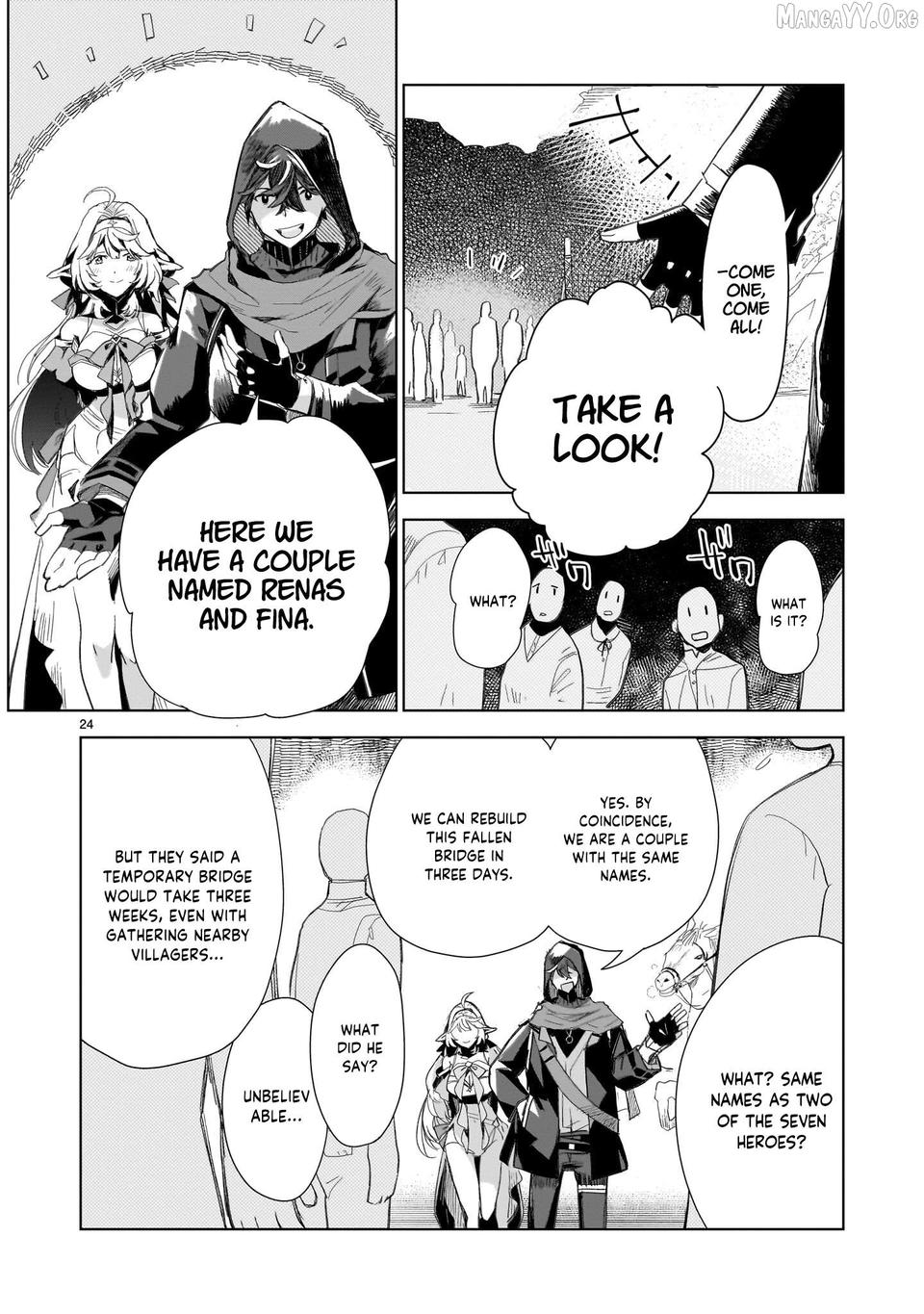 Erufu tsuma to hajimeru yūkyū no tabi densetsu no yūsha, aisuru Erufu totomoni 100 nen mae ni sukutta sekai o tabisuru Chapter 2 - page 24