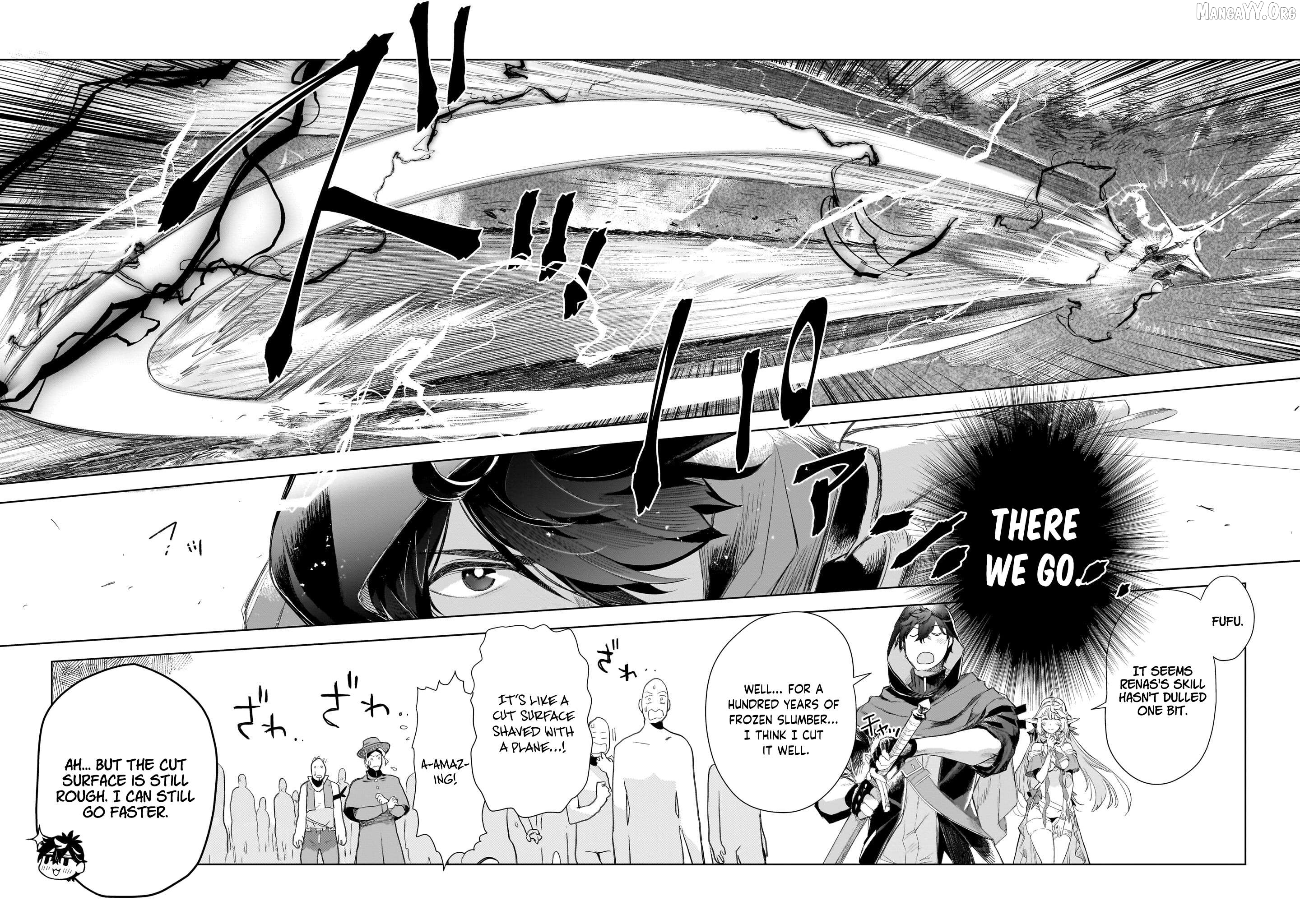 Erufu tsuma to hajimeru yūkyū no tabi densetsu no yūsha, aisuru Erufu totomoni 100 nen mae ni sukutta sekai o tabisuru Chapter 3 - page 23