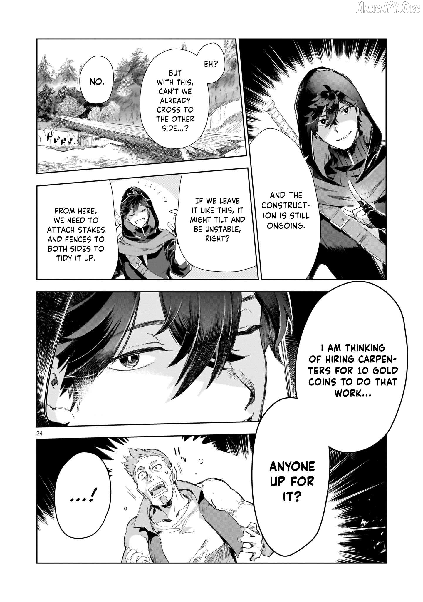 Erufu tsuma to hajimeru yūkyū no tabi densetsu no yūsha, aisuru Erufu totomoni 100 nen mae ni sukutta sekai o tabisuru Chapter 3 - page 24