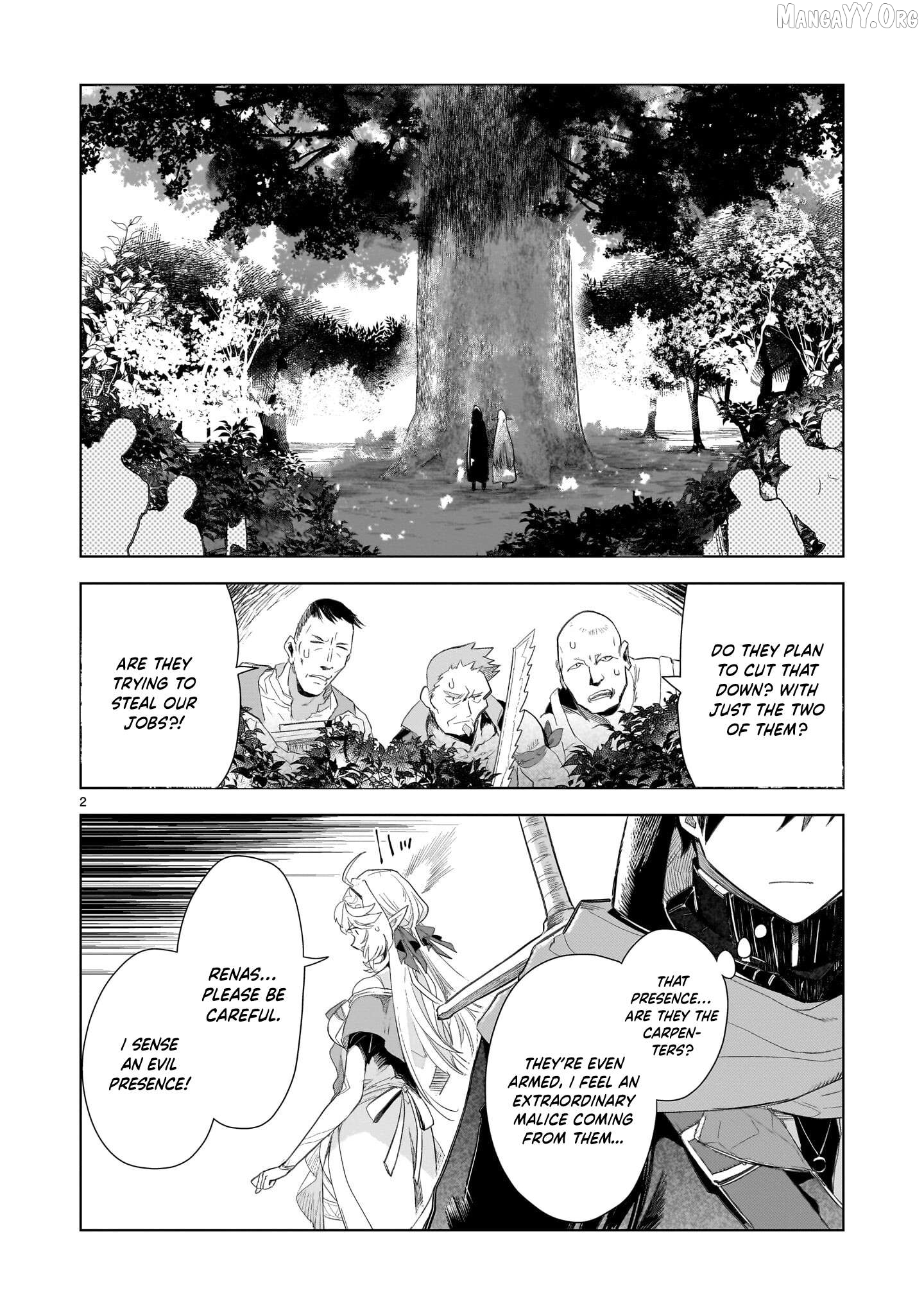 Erufu tsuma to hajimeru yūkyū no tabi densetsu no yūsha, aisuru Erufu totomoni 100 nen mae ni sukutta sekai o tabisuru Chapter 3 - page 3